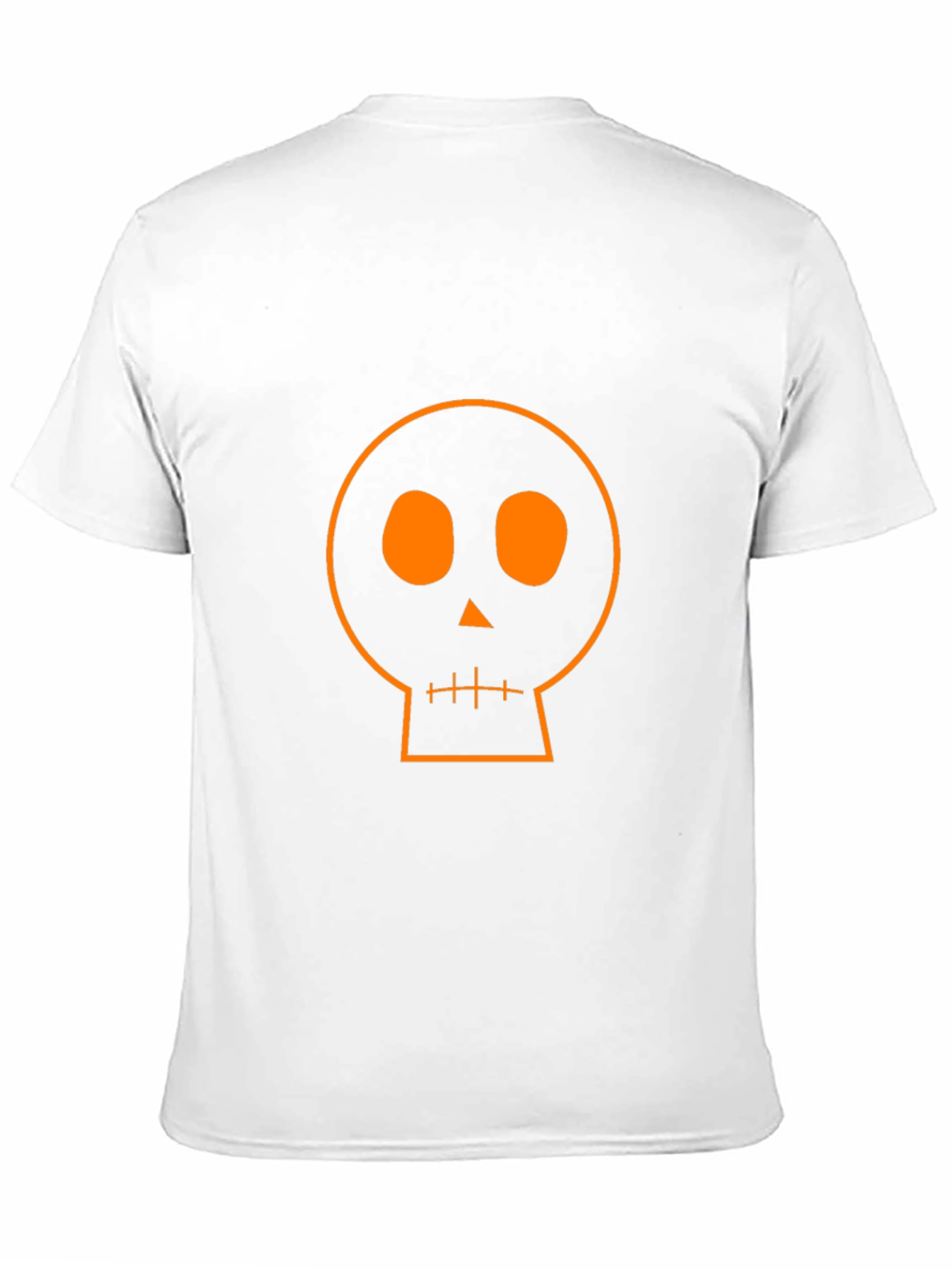 Halloween Skull Graphic Black T-Shirt