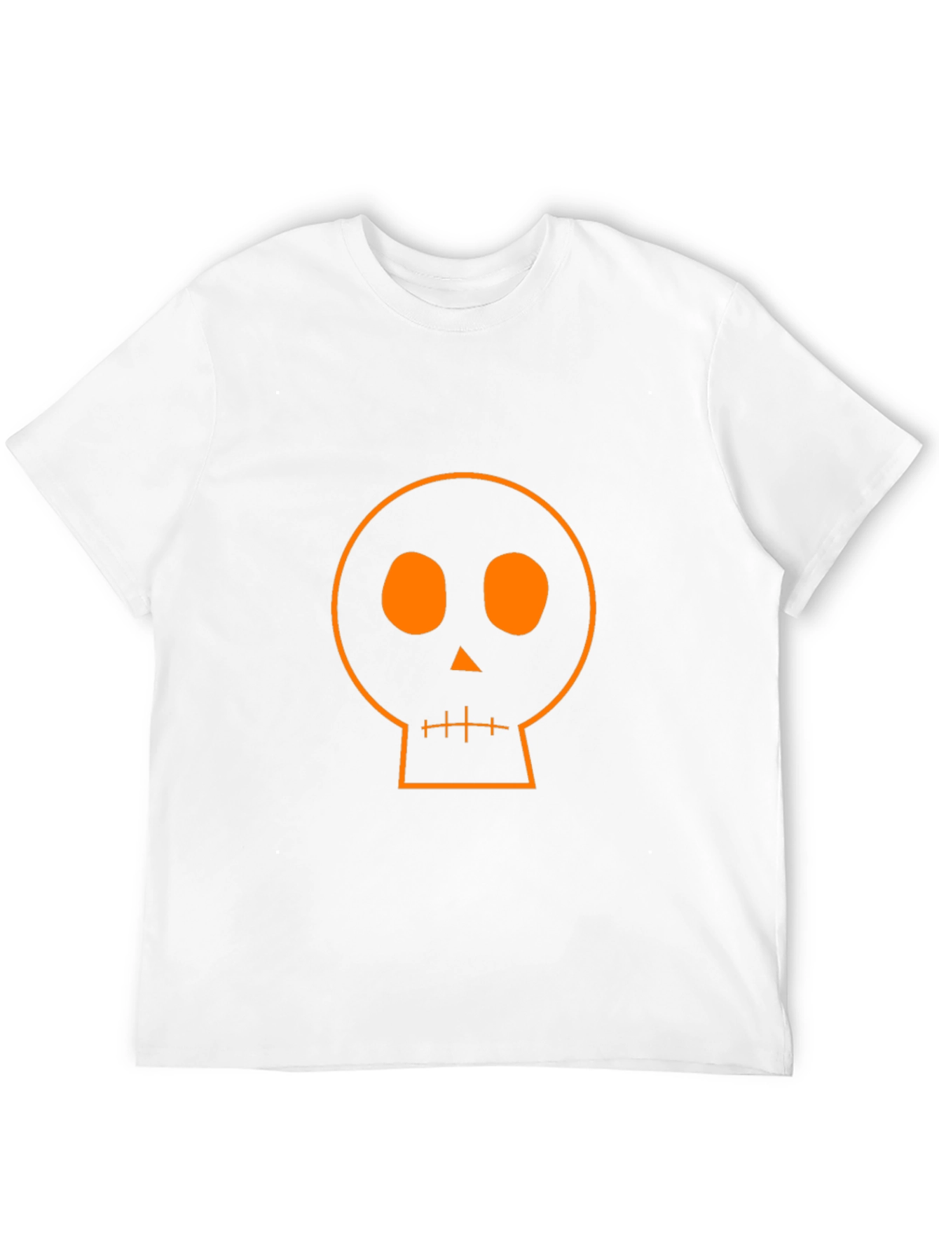 Halloween Skull Graphic Black T-Shirt
