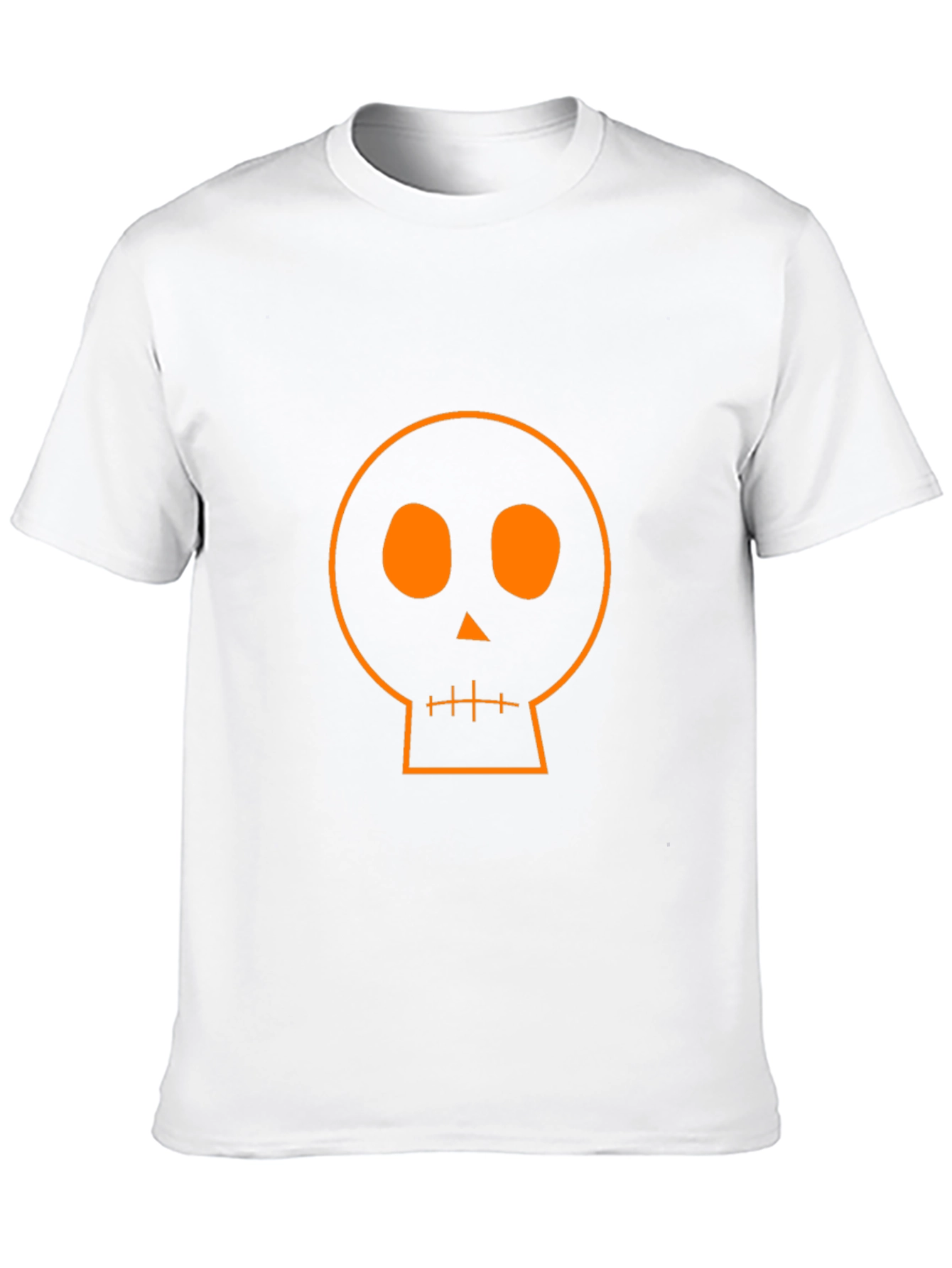 Halloween Skull Graphic Black T-Shirt