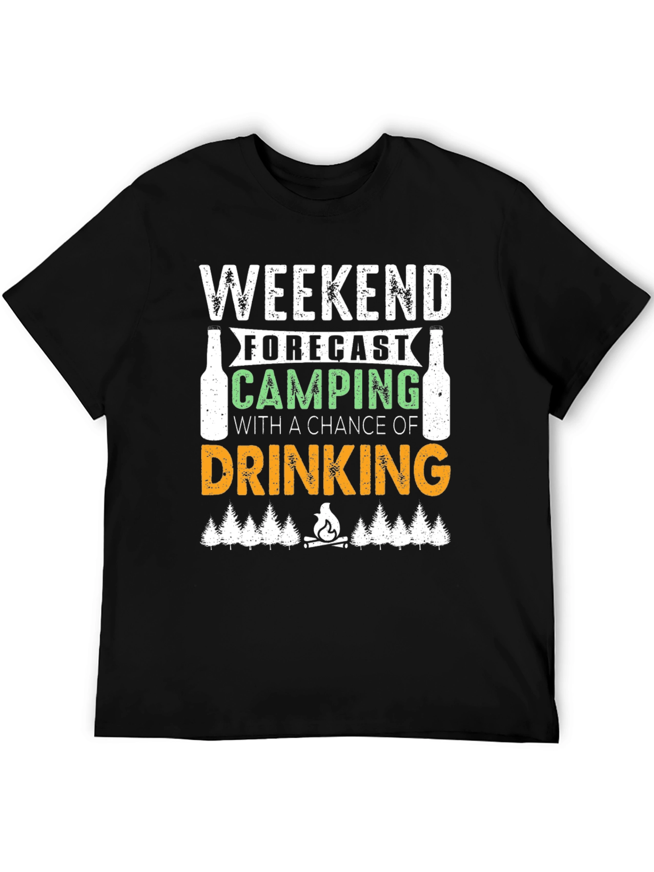 Weekend Forecast Camping & Drinking T-Shirt
