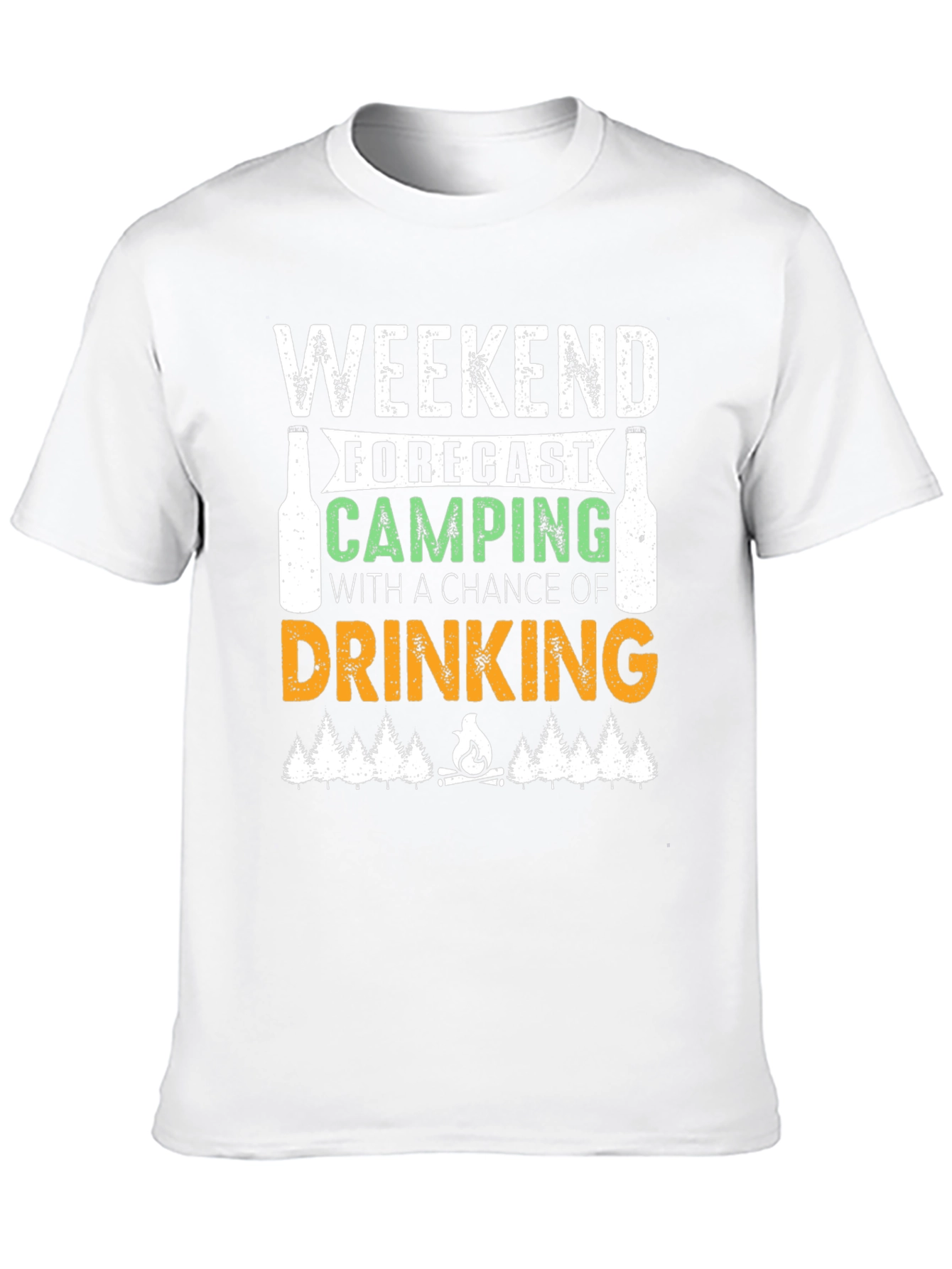 Weekend Forecast Camping & Drinking T-Shirt