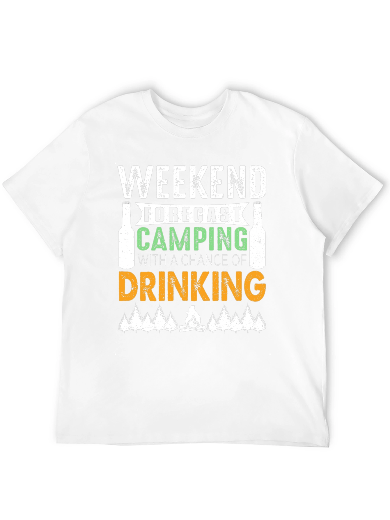 Weekend Forecast Camping & Drinking T-Shirt