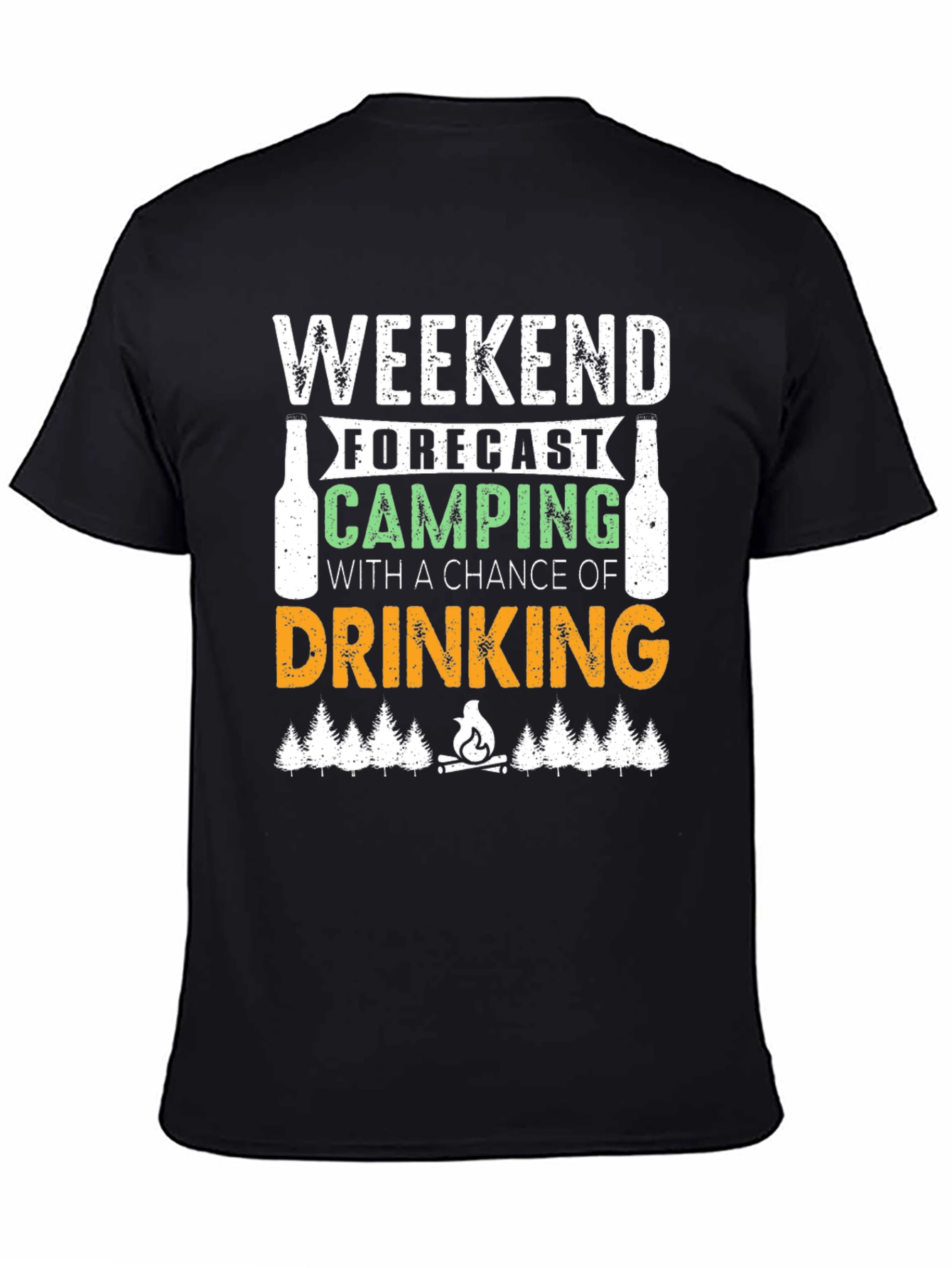 Weekend Forecast Camping & Drinking T-Shirt