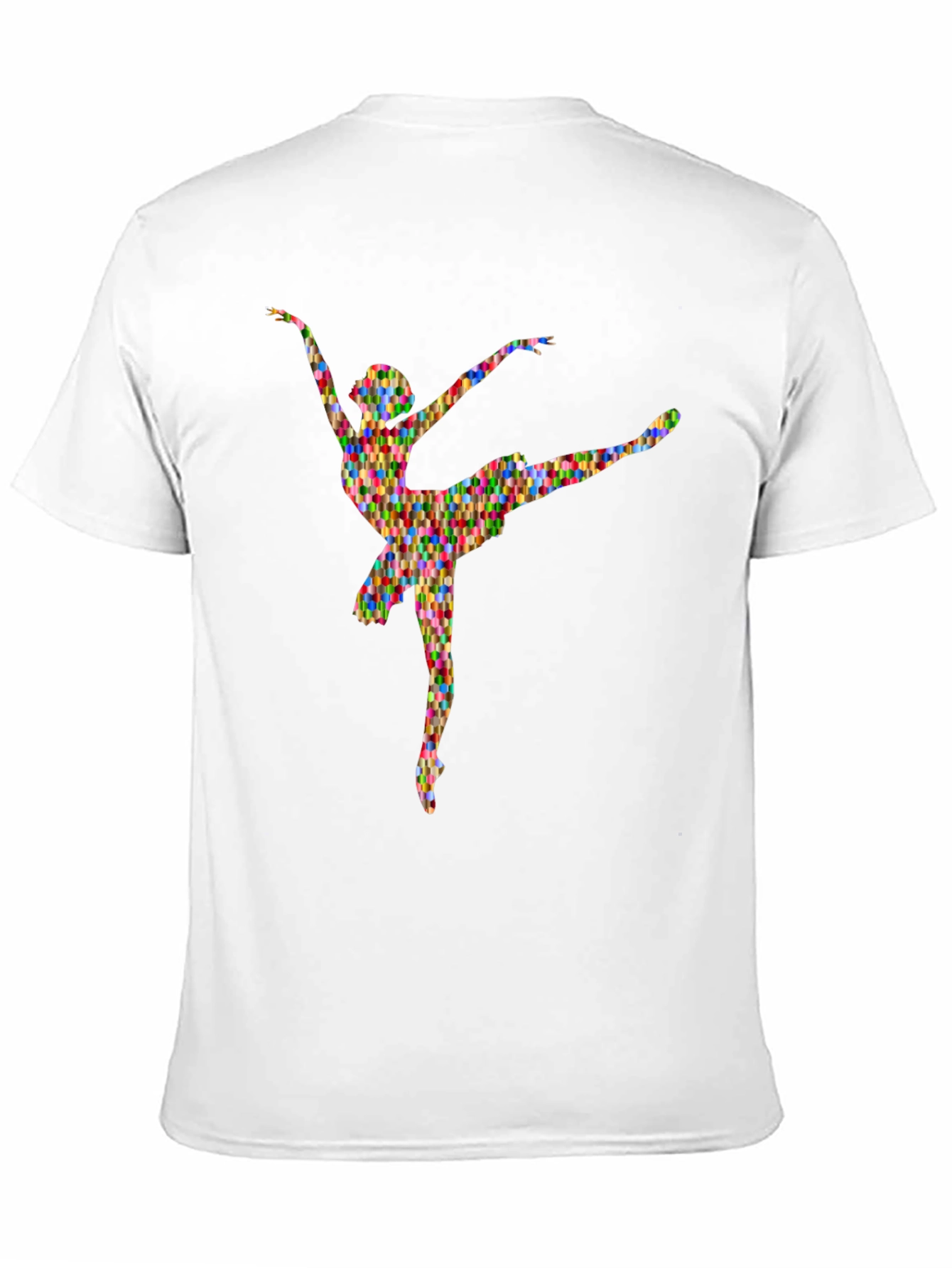 Abstract Ballerina Graphic Tee - Soft Cotton T-Shirt