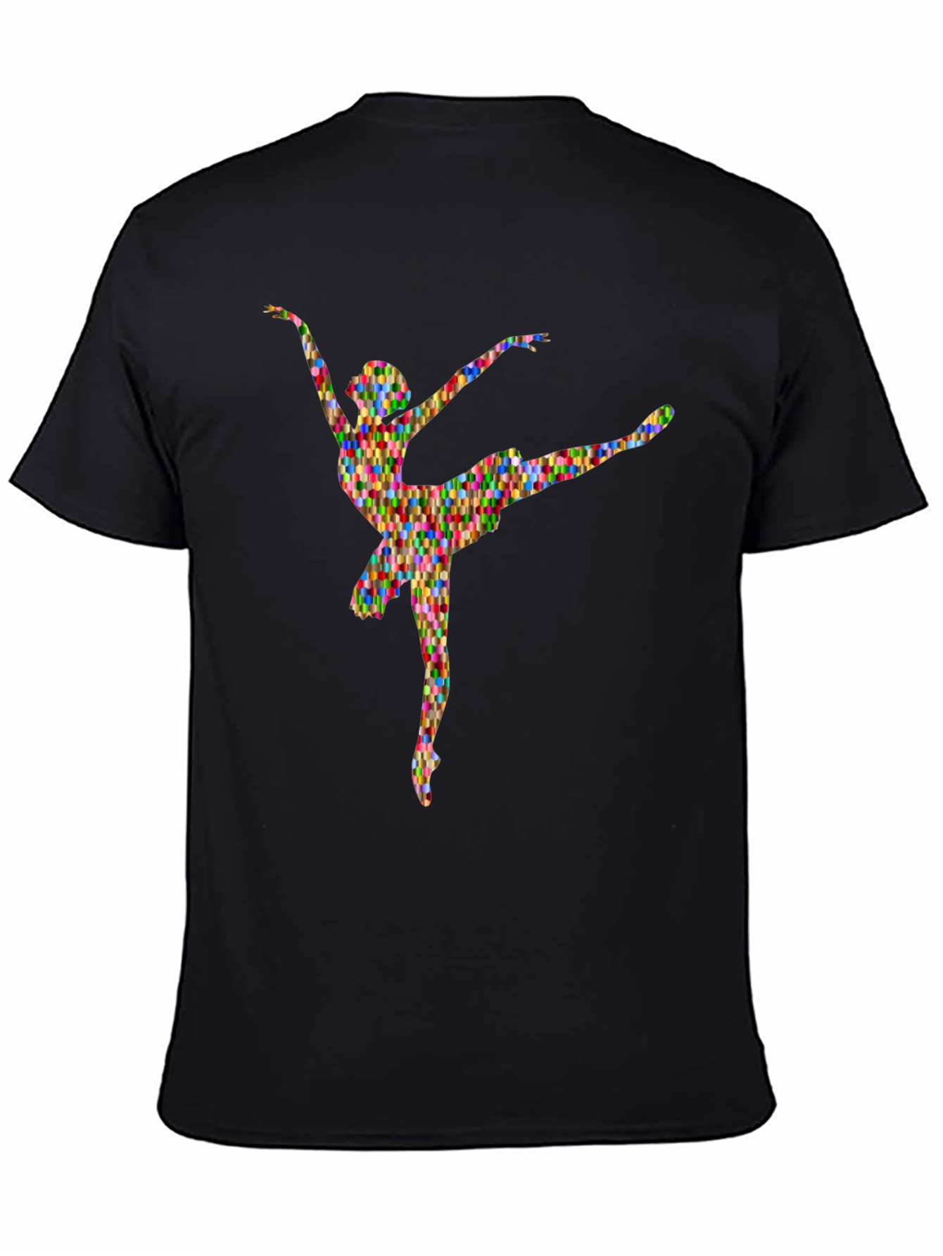 Abstract Ballerina Graphic Tee - Soft Cotton T-Shirt