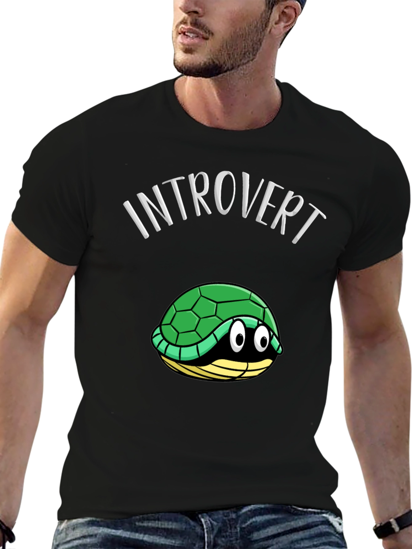 Introvert Turtle T-Shirt Funny Graphic Tee