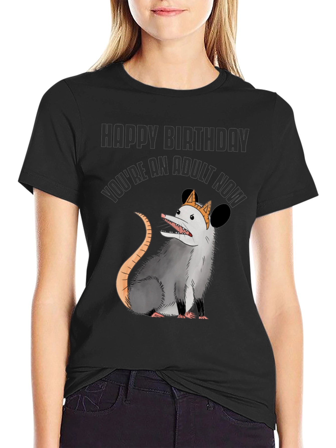 Funny Adult Birthday Opossum T-Shirt