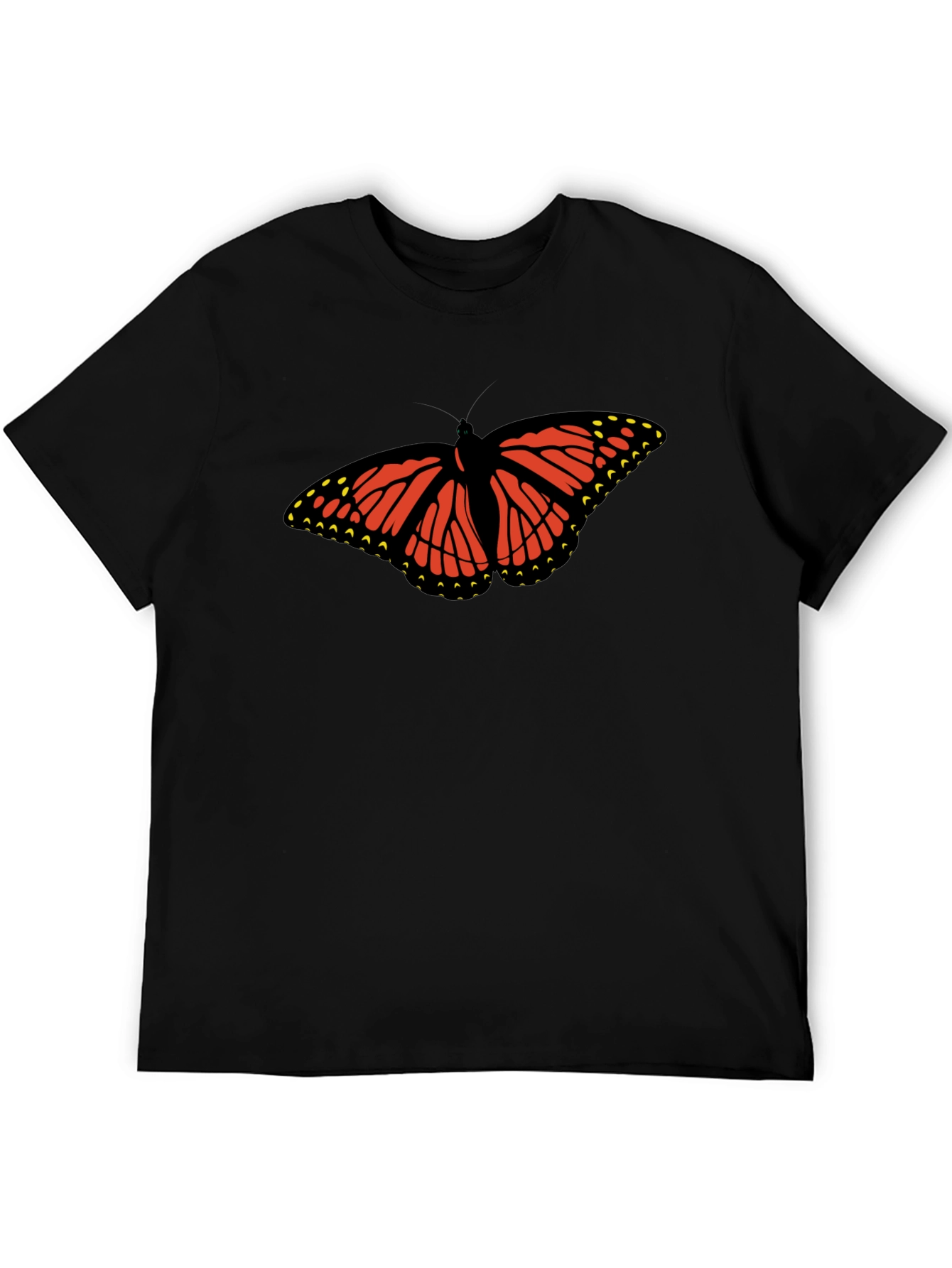 Butterfly Graphic Black T-Shirt