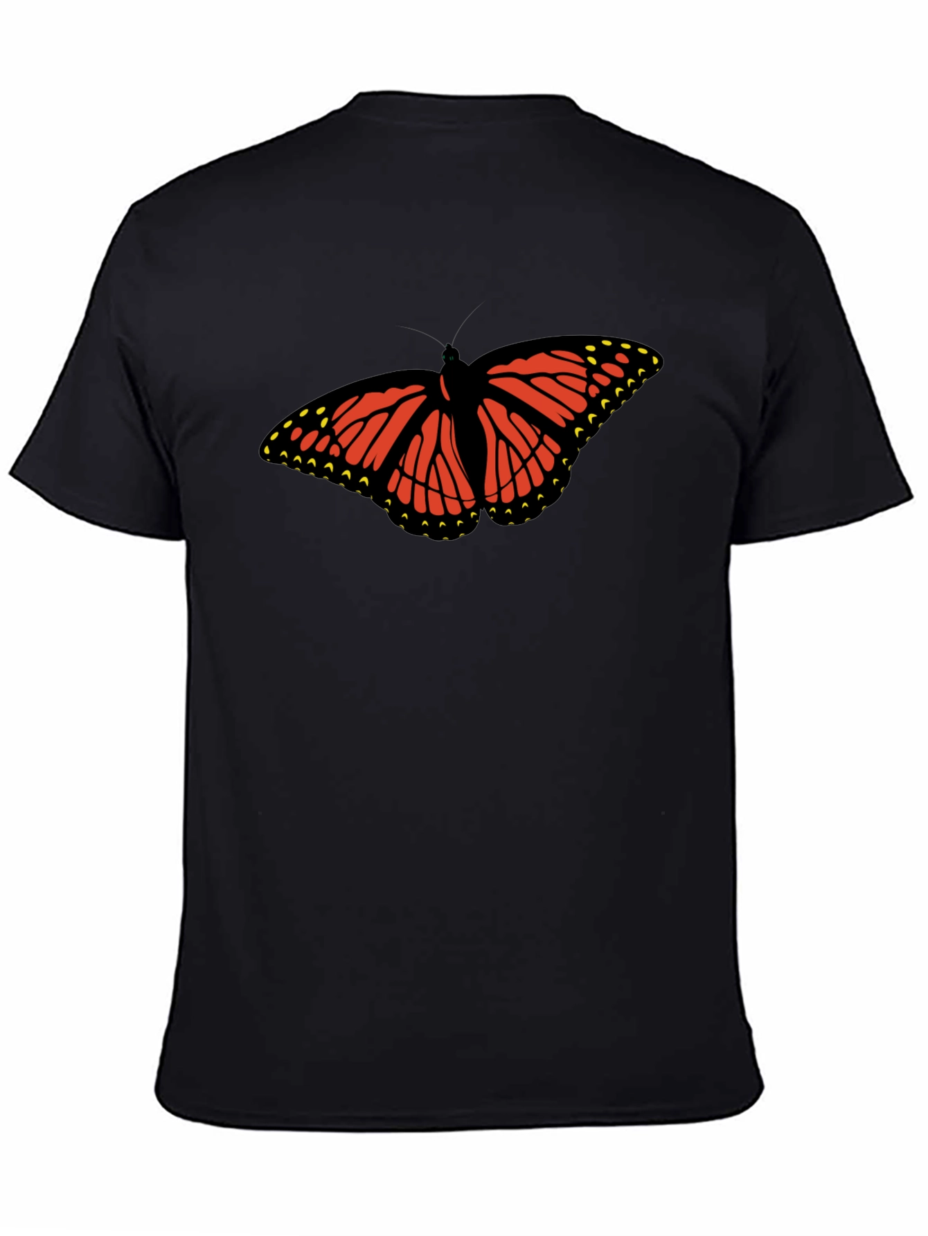 Butterfly Graphic Black T-Shirt