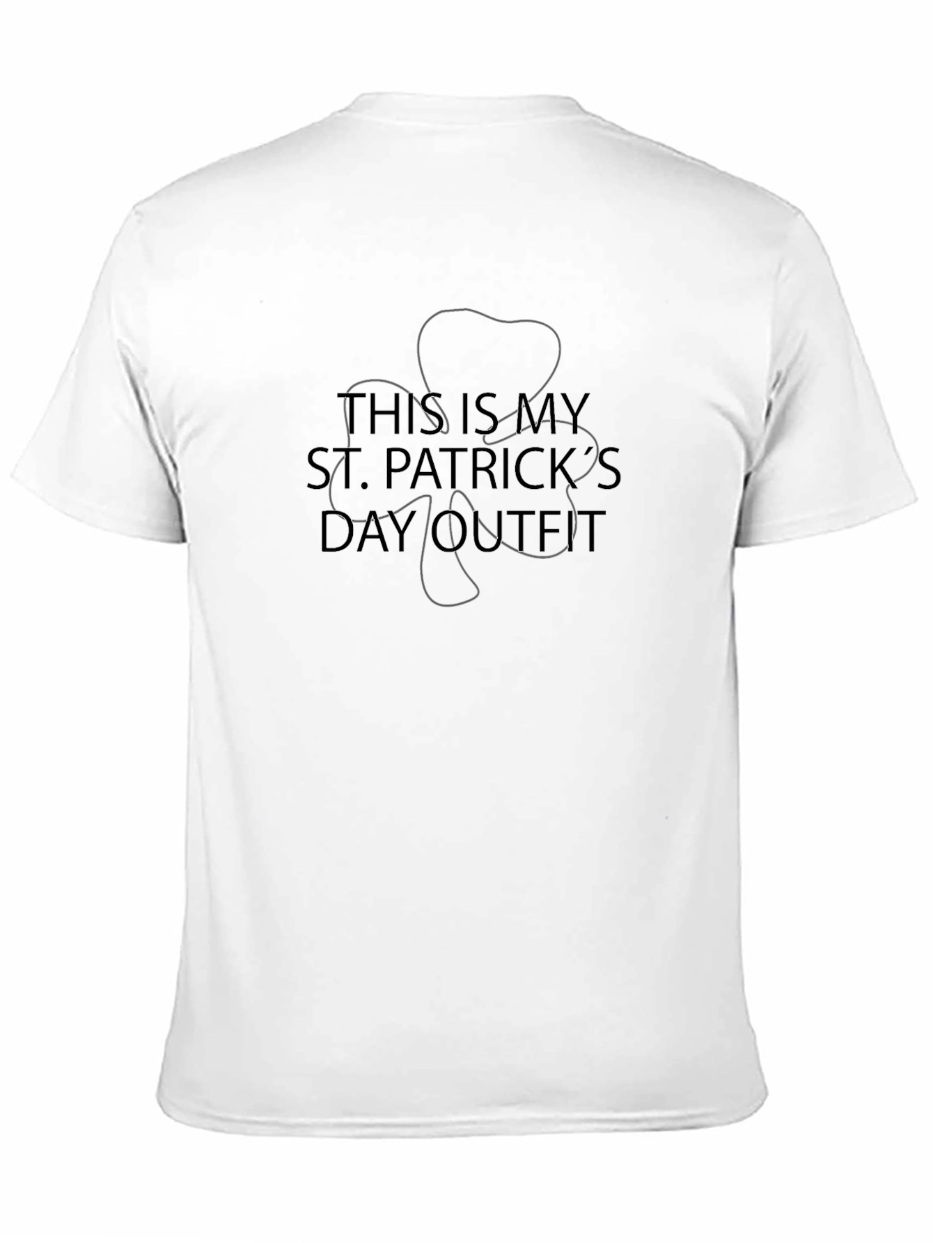 St. Patricks Day Outfit T-Shirt - Black