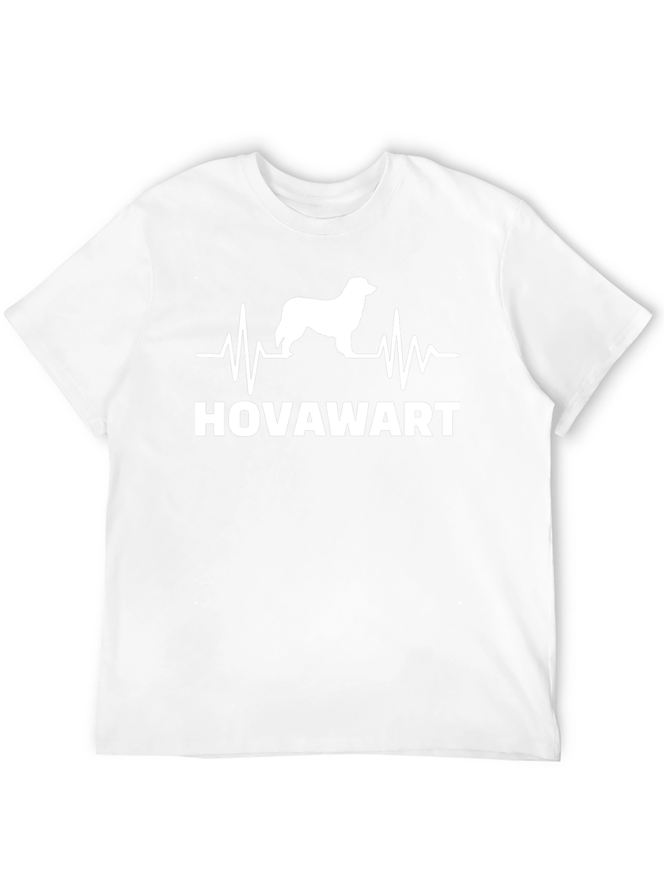 Hovawart Dog Breed Heartbeat T-Shirt - Black