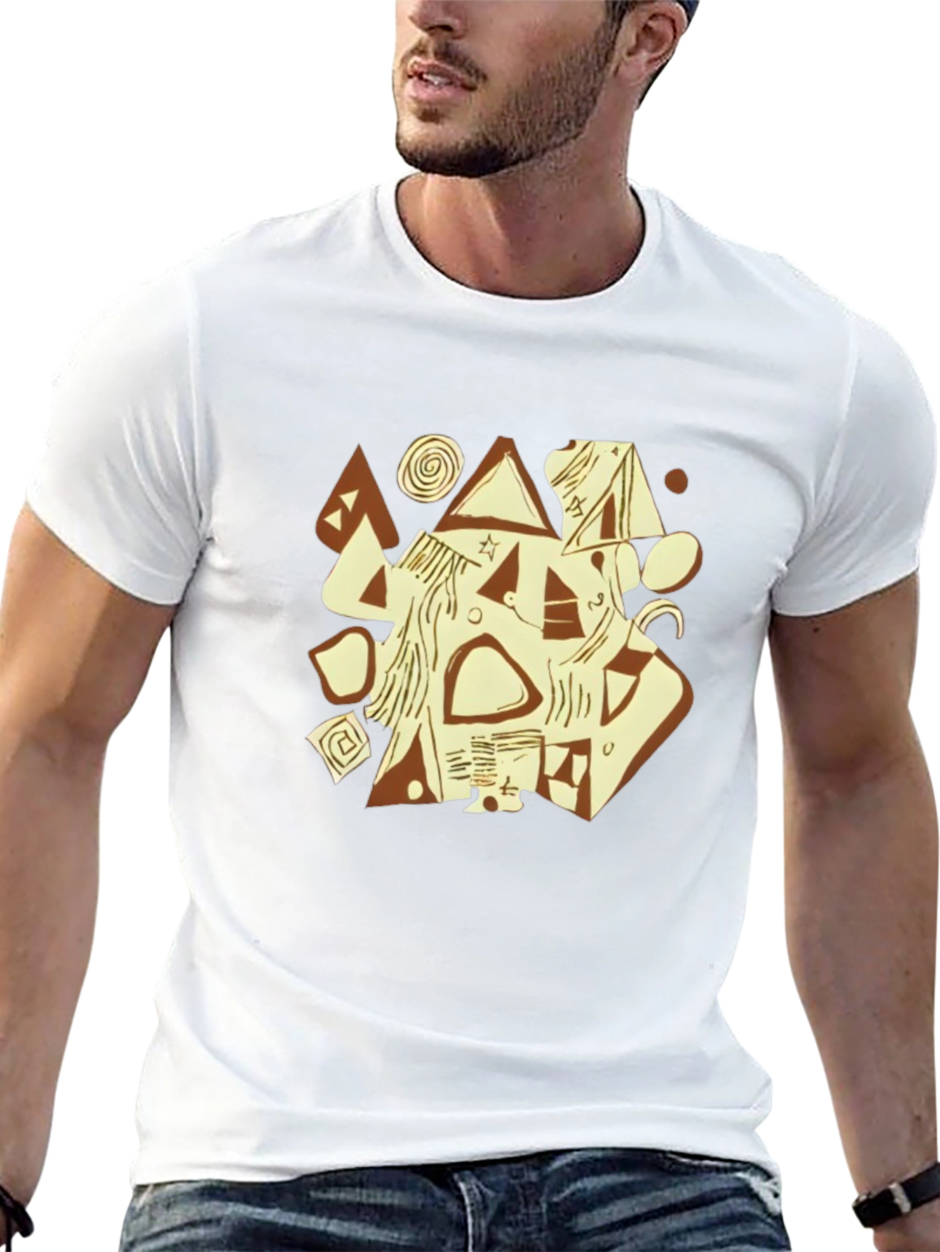 Abstract Graphic Tee - Unique Design