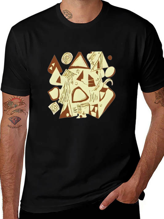 Abstract Graphic Tee - Unique Design