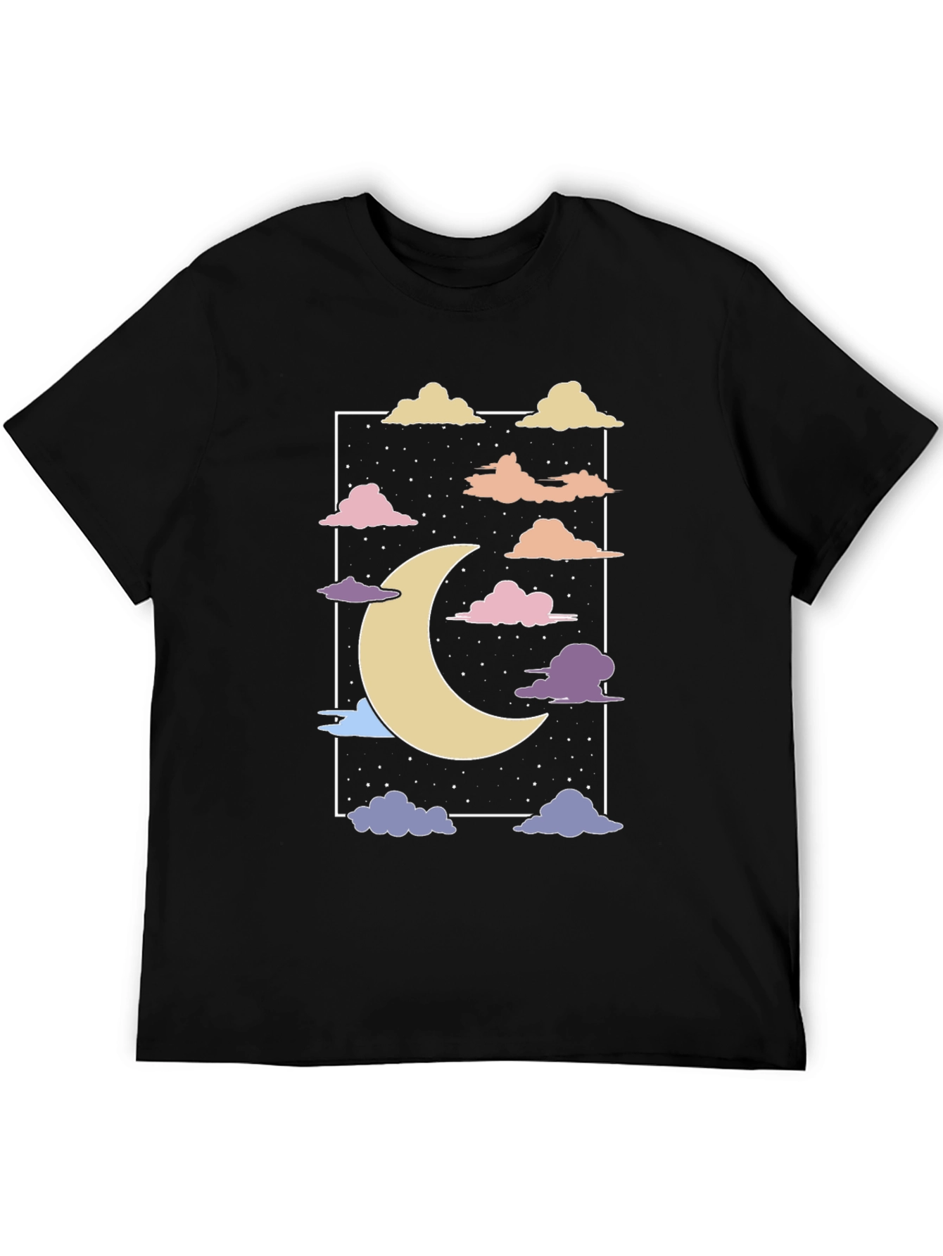 Dreamy Moon & Clouds Graphic Tee