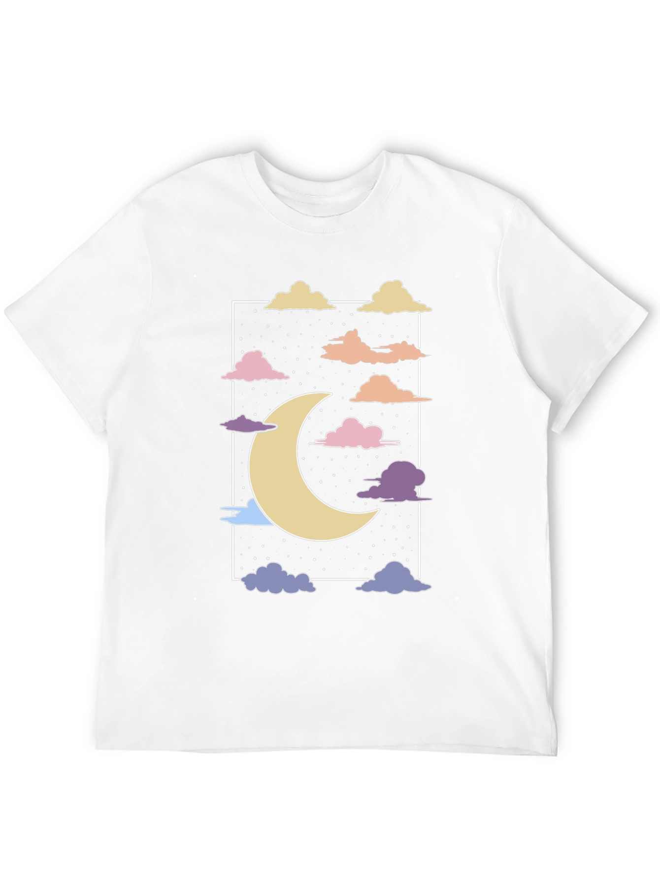 Dreamy Moon & Clouds Graphic Tee