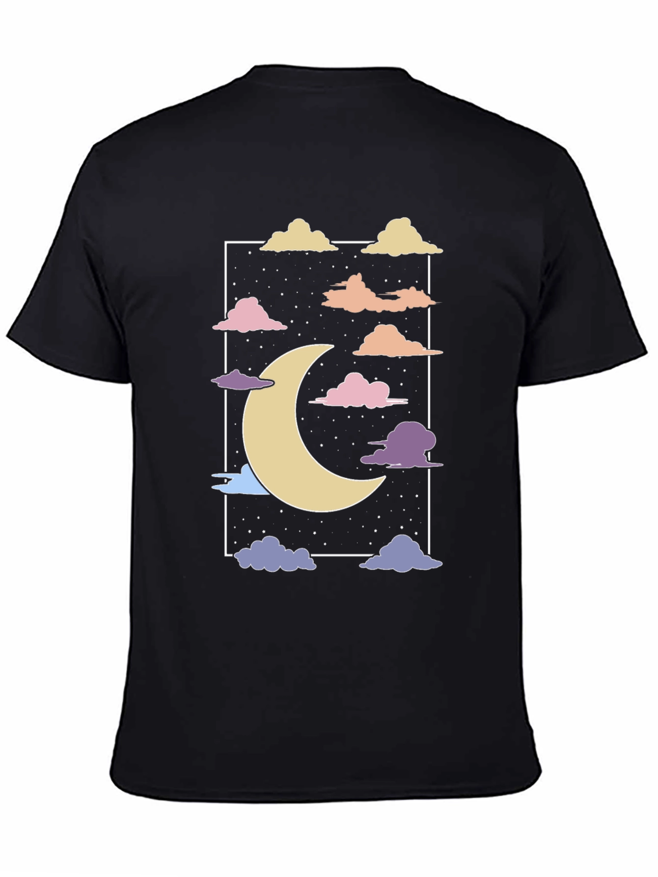 Dreamy Moon & Clouds Graphic Tee