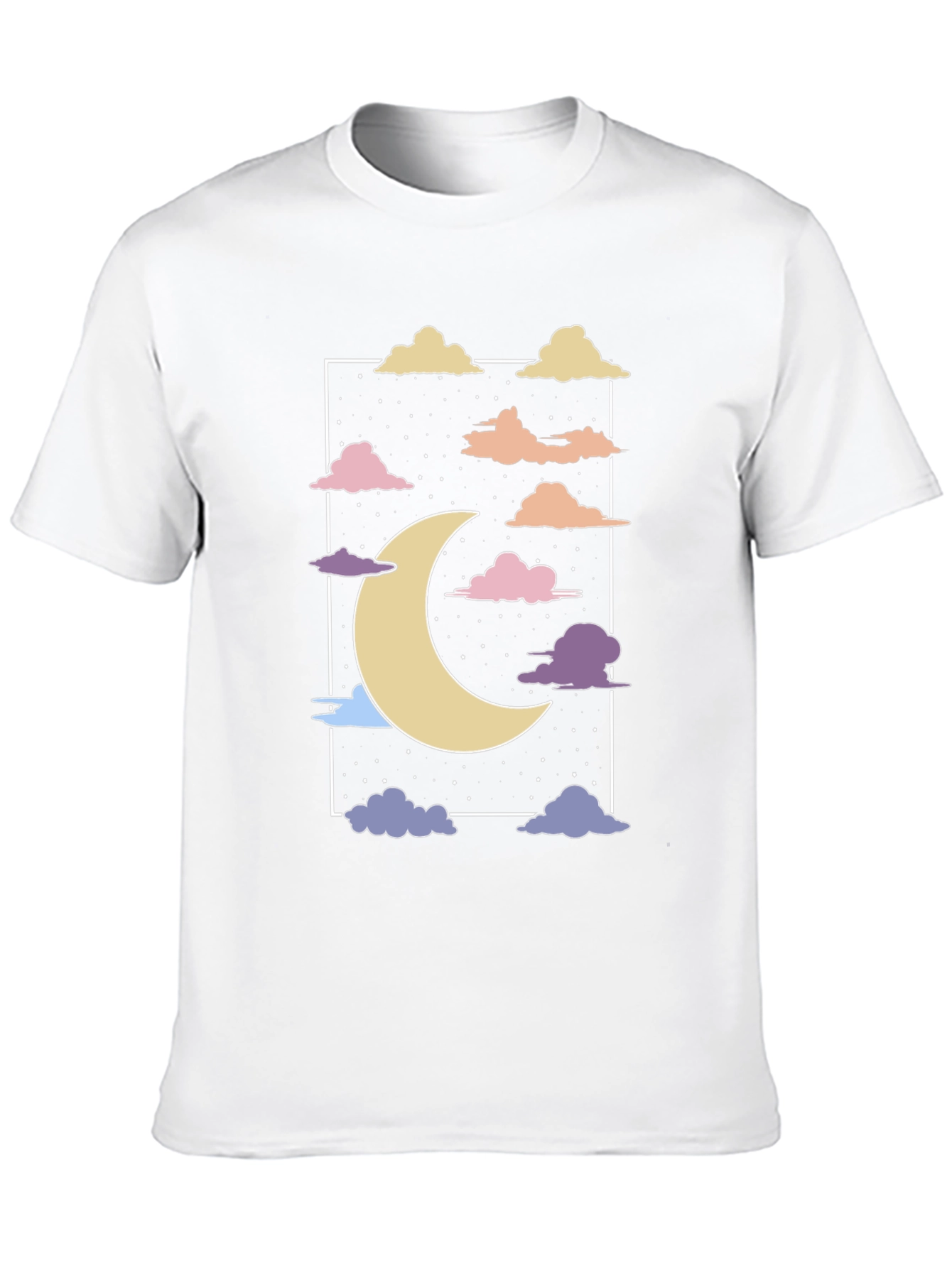 Dreamy Moon & Clouds Graphic Tee