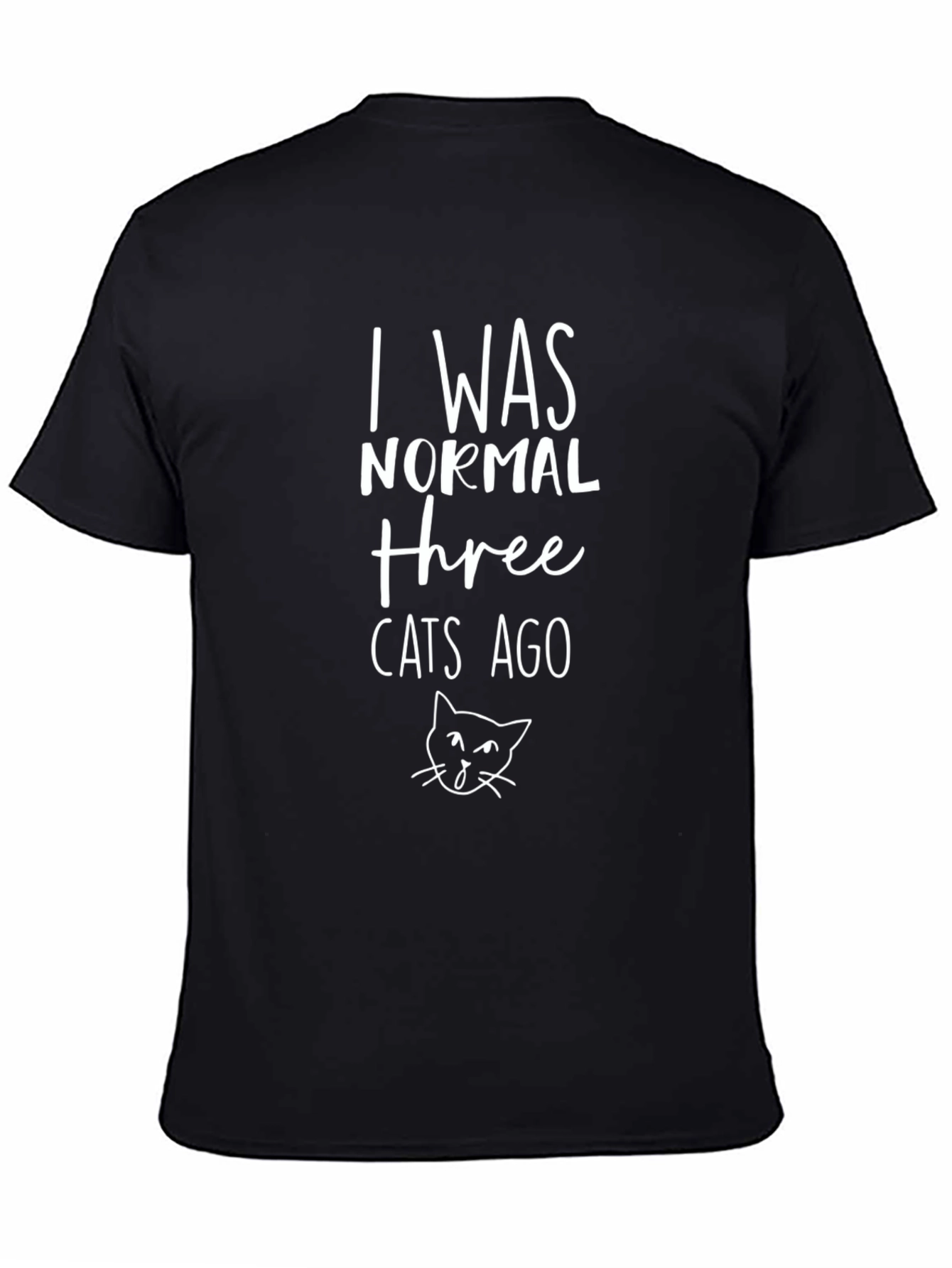 Funny Three Cats Ago Graphic Tee