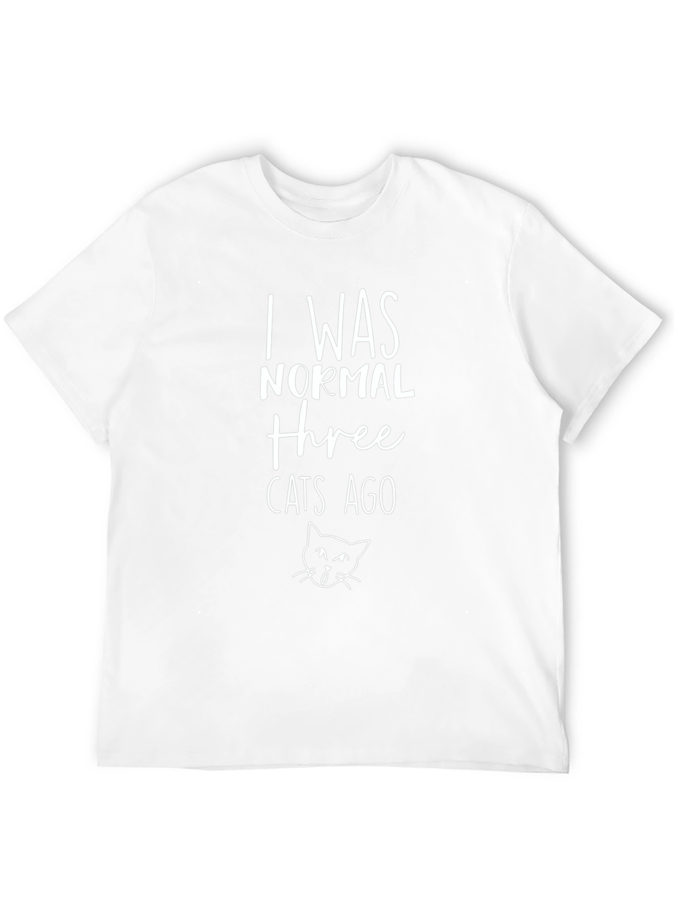 Funny Three Cats Ago Graphic Tee