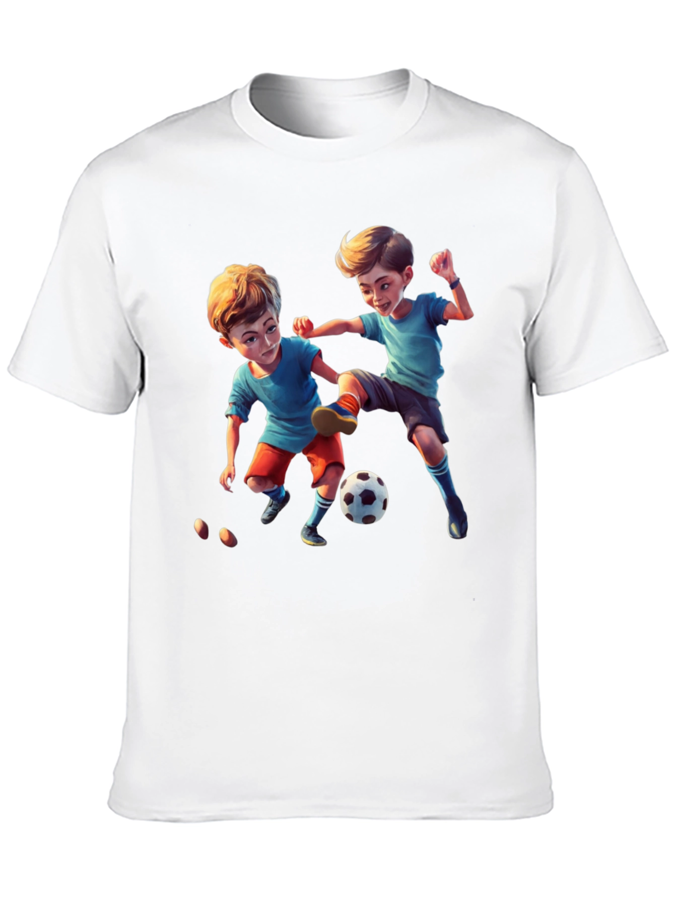 Boys Soccer Graphic T-Shirt - Playtime Fun!