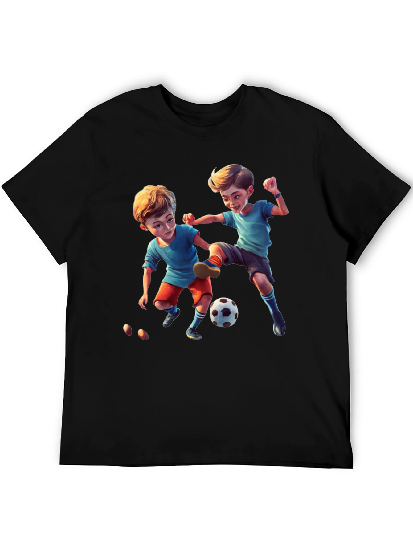Boys Soccer Graphic T-Shirt - Playtime Fun!