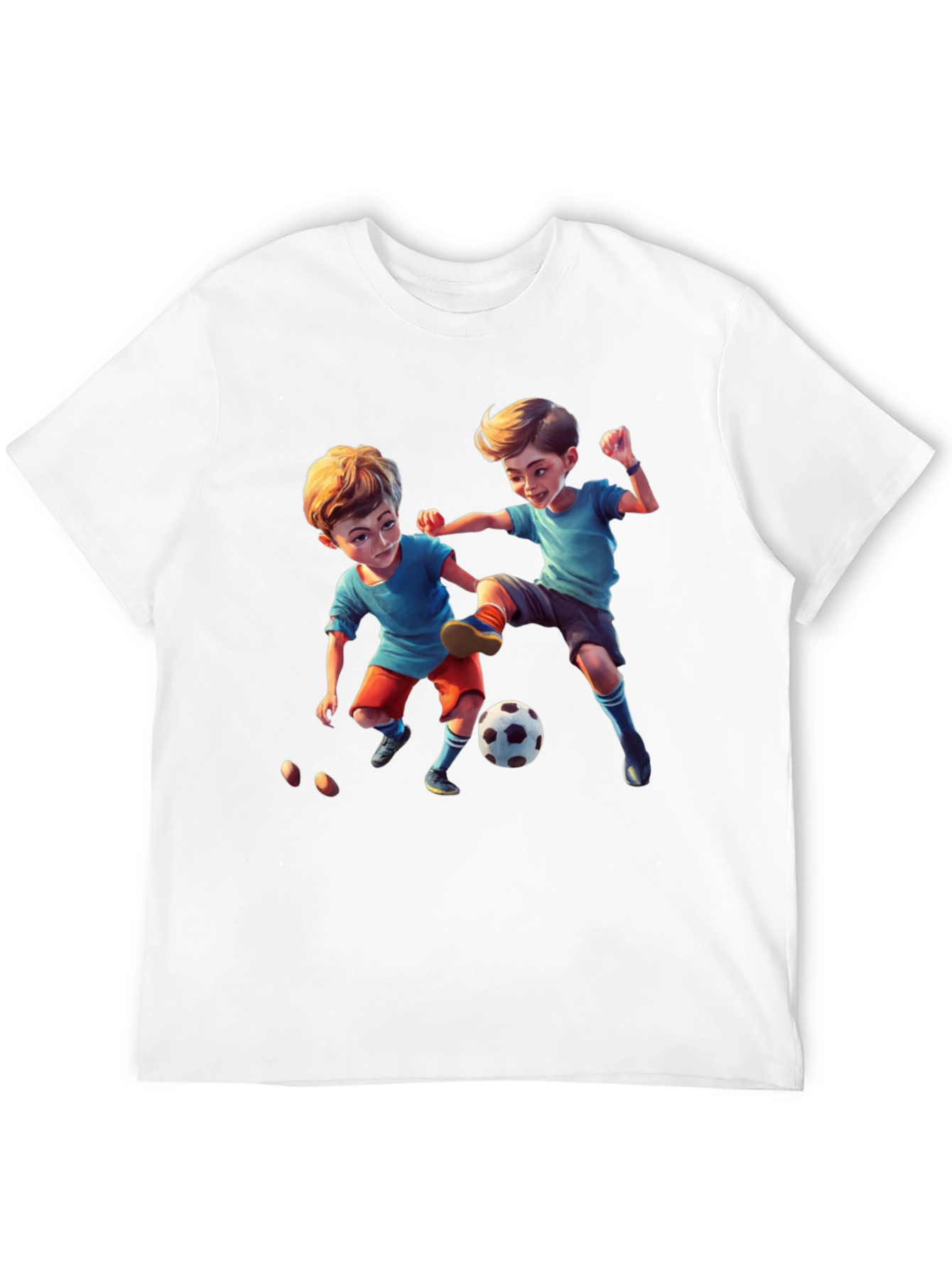 Boys Soccer Graphic T-Shirt - Playtime Fun!