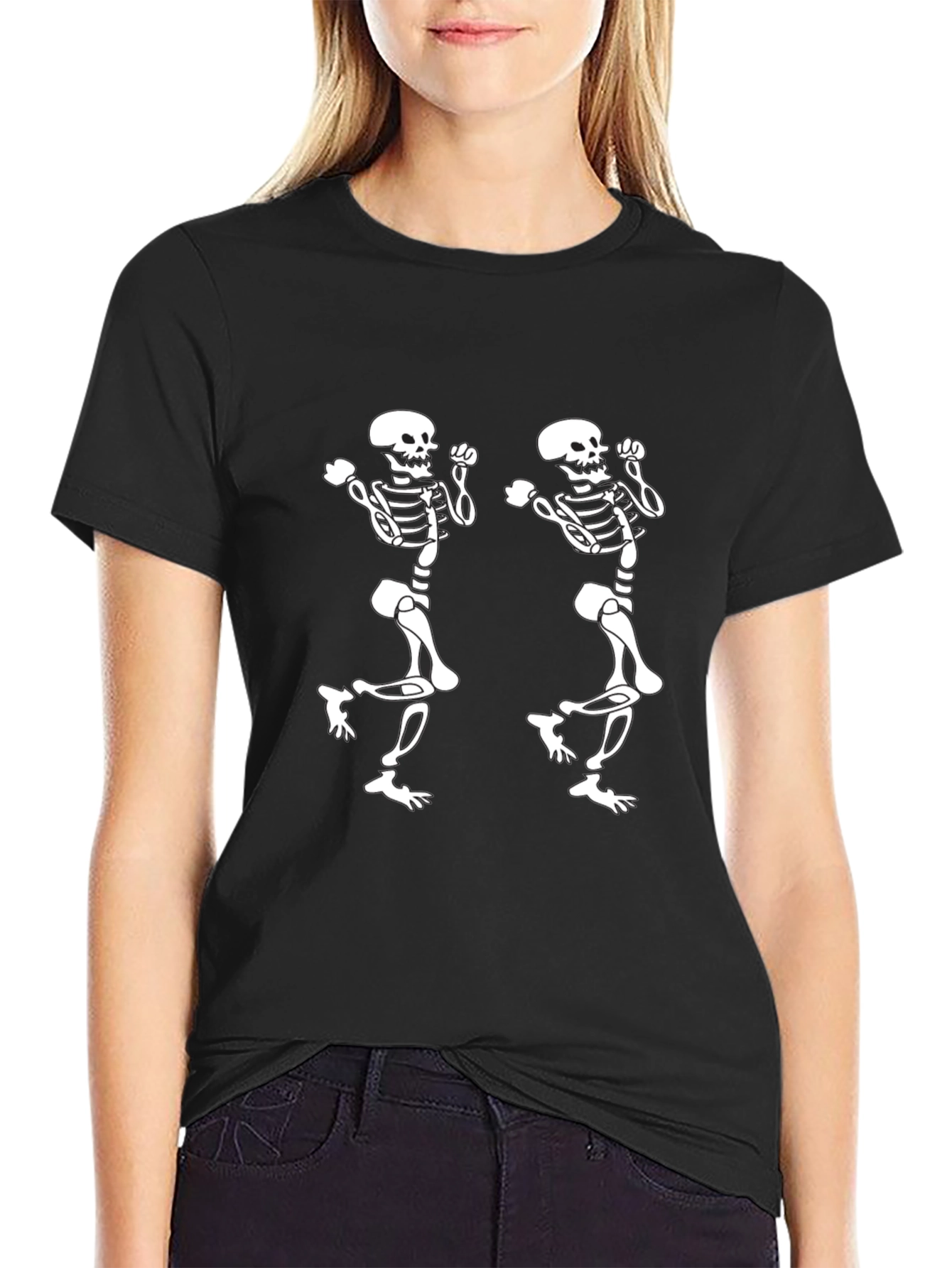 Dancing Skeleton Graphic Tee