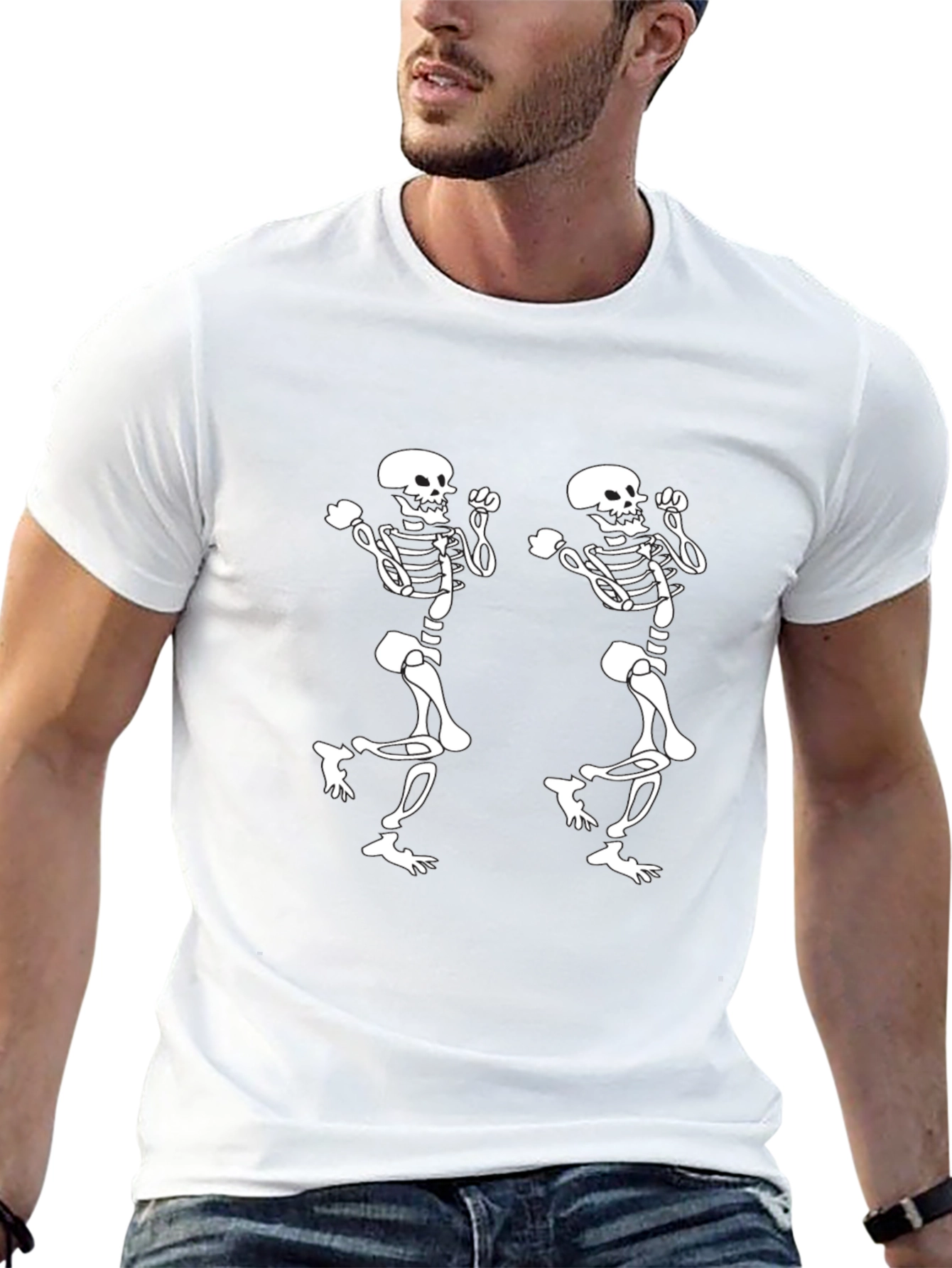 Dancing Skeleton Graphic Tee