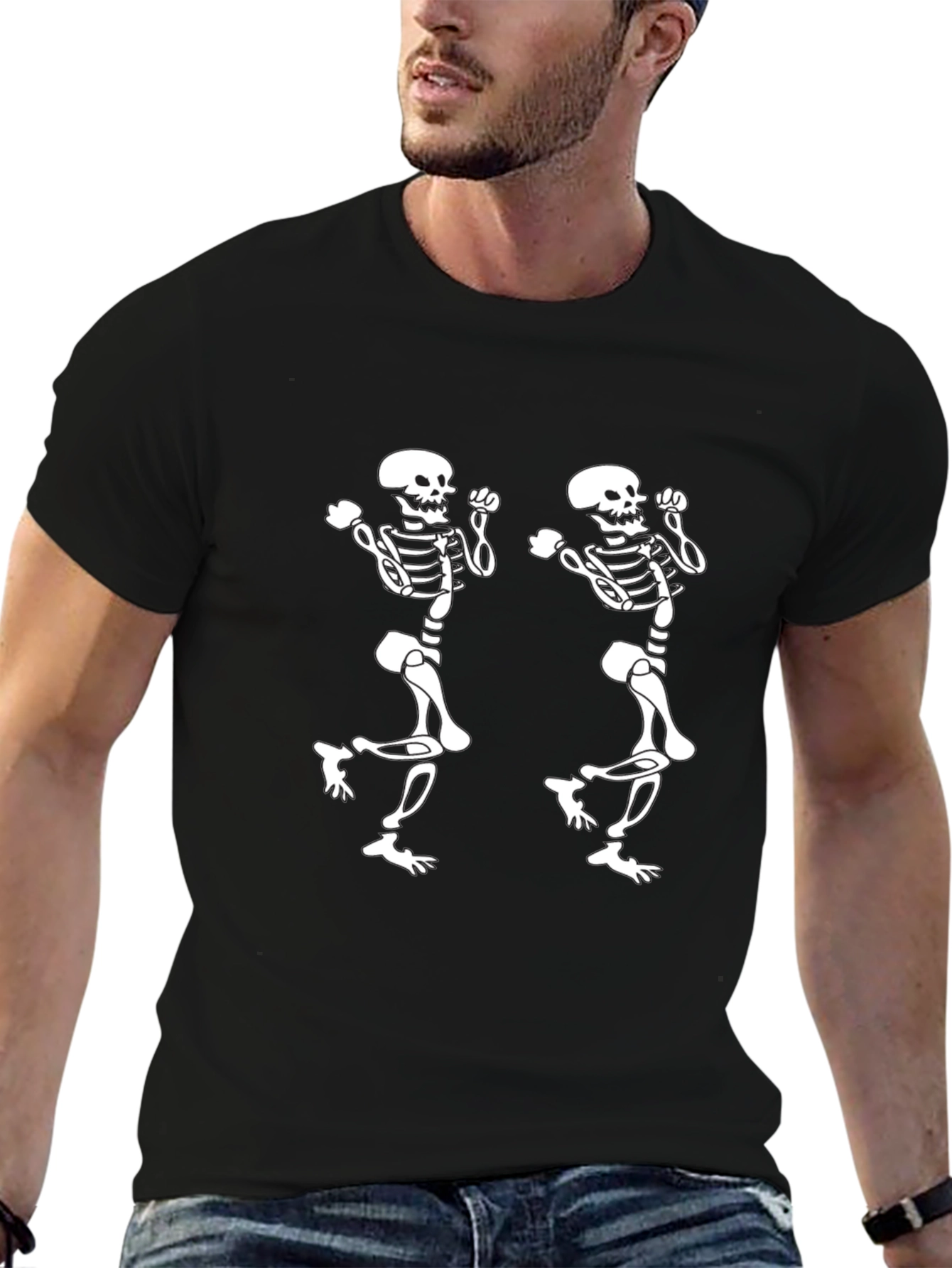 Dancing Skeleton Graphic Tee