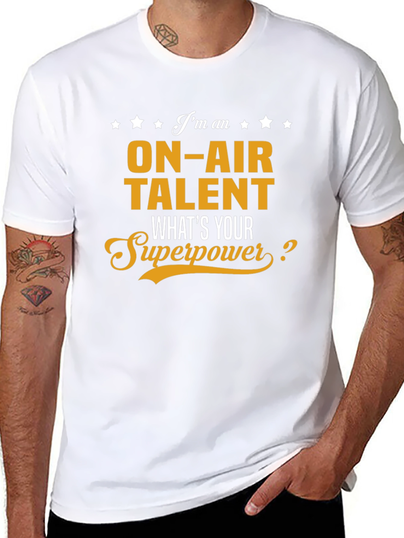 On-Air Talent Superpower Graphic Tee