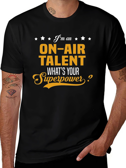 On-Air Talent Superpower Graphic Tee