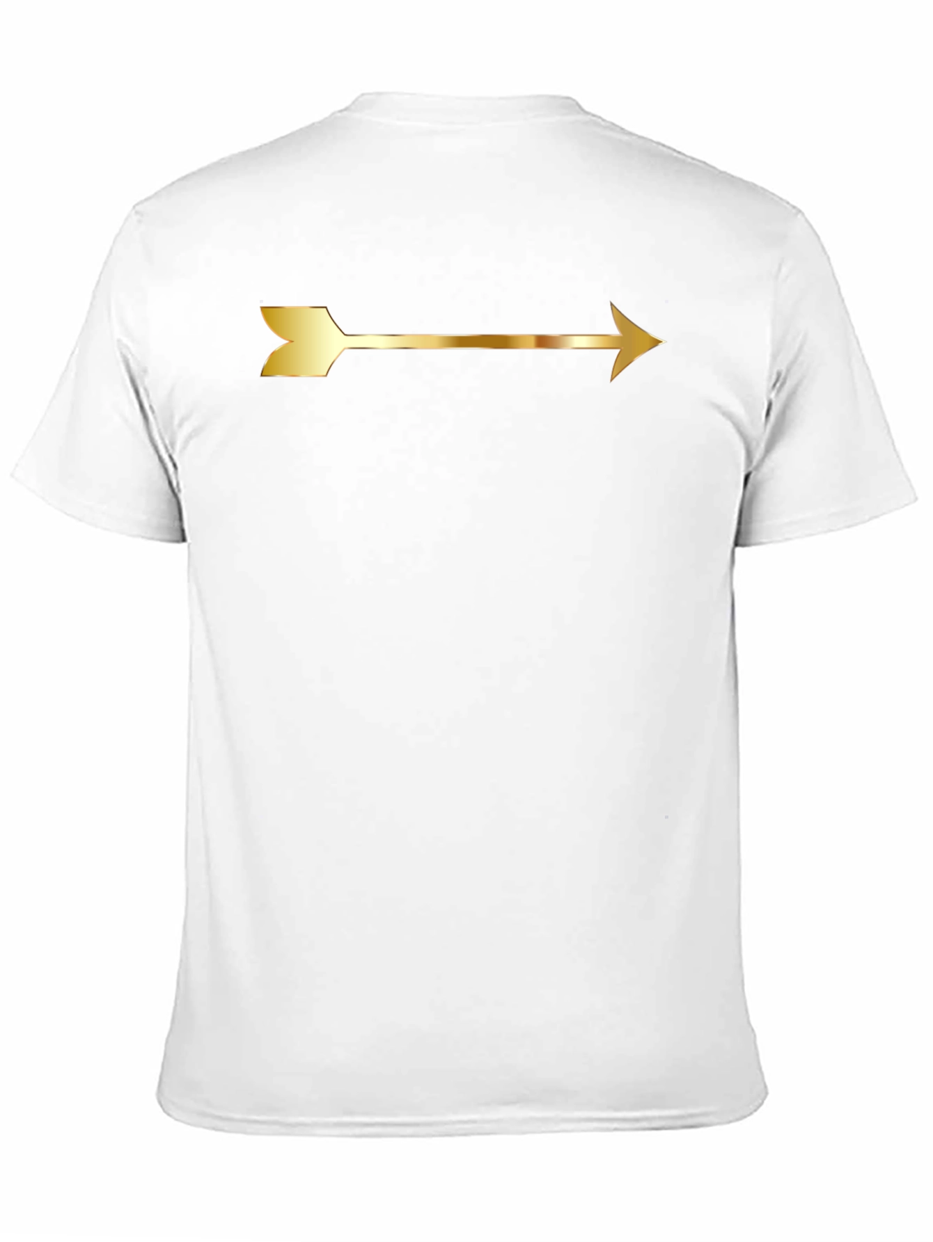 Gold Arrow Graphic Tee - Black Unisex T-Shirt