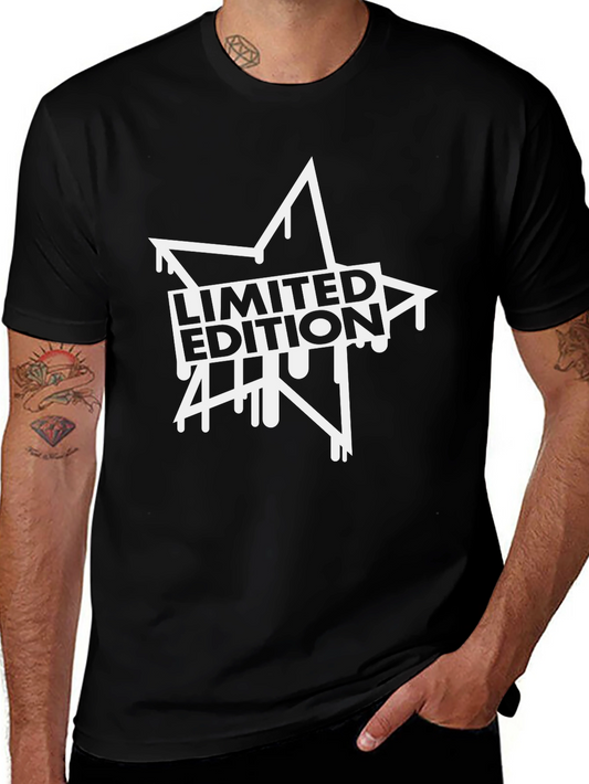 Limited Edition Star Graphic Black T-Shirt