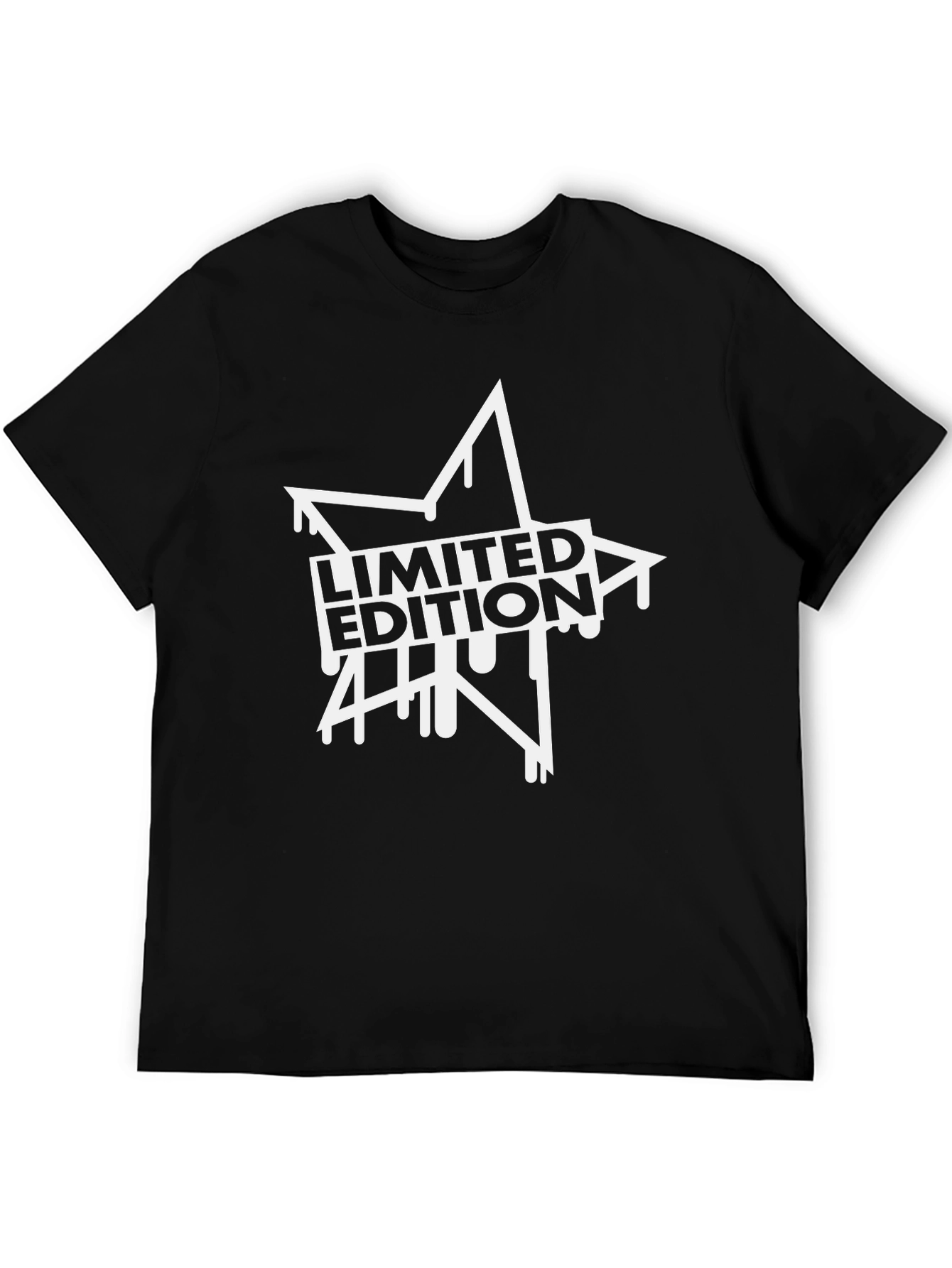Limited Edition Star Graphic Black T-Shirt