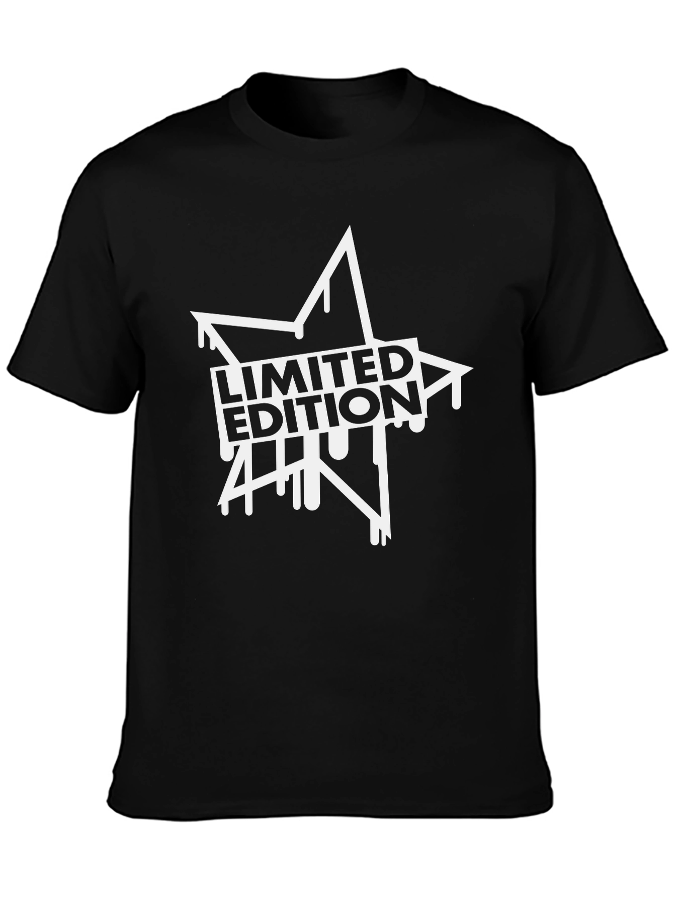 Limited Edition Star Graphic Black T-Shirt