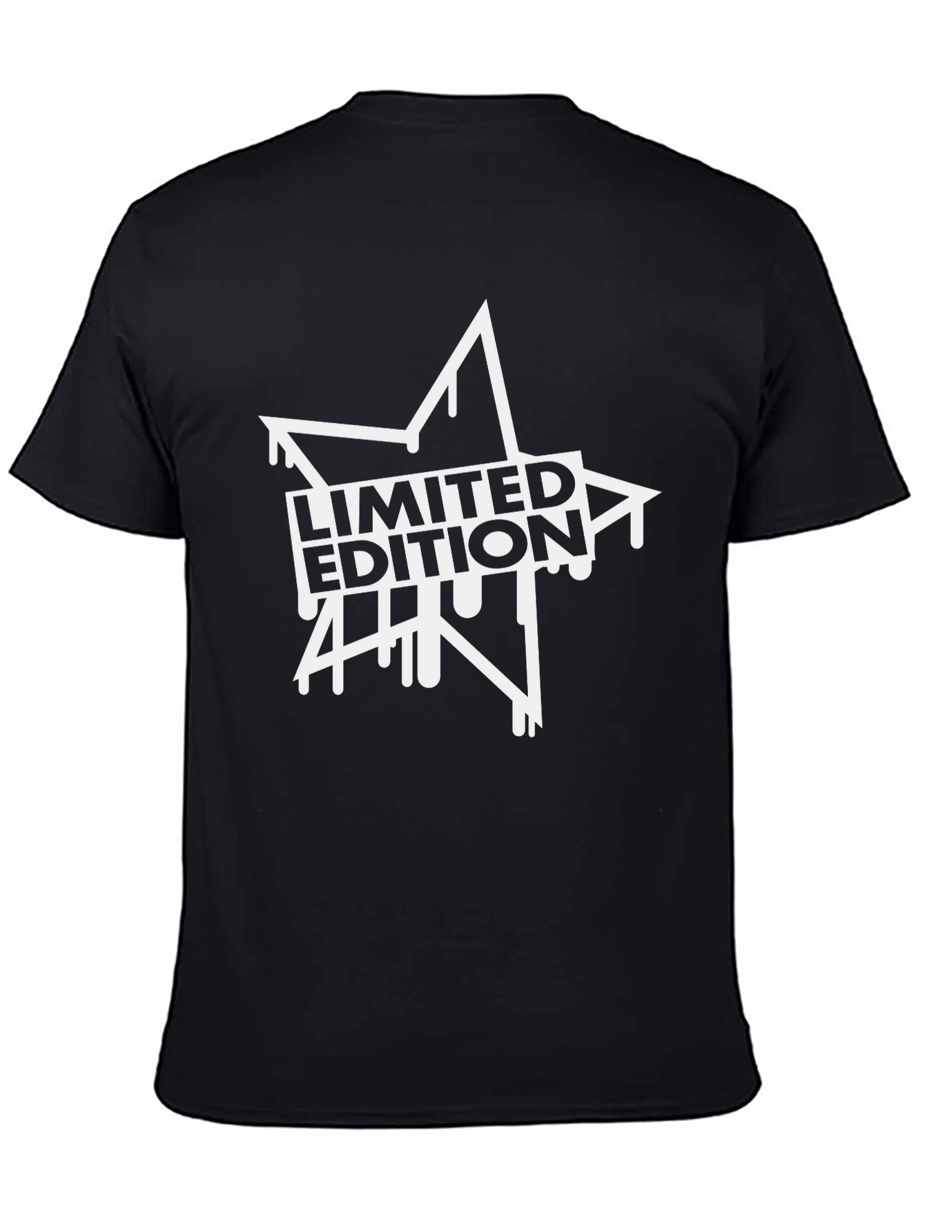 Limited Edition Star Graphic Black T-Shirt