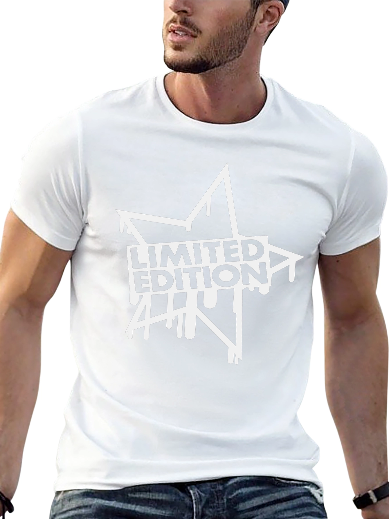 Limited Edition Star Graphic Black T-Shirt