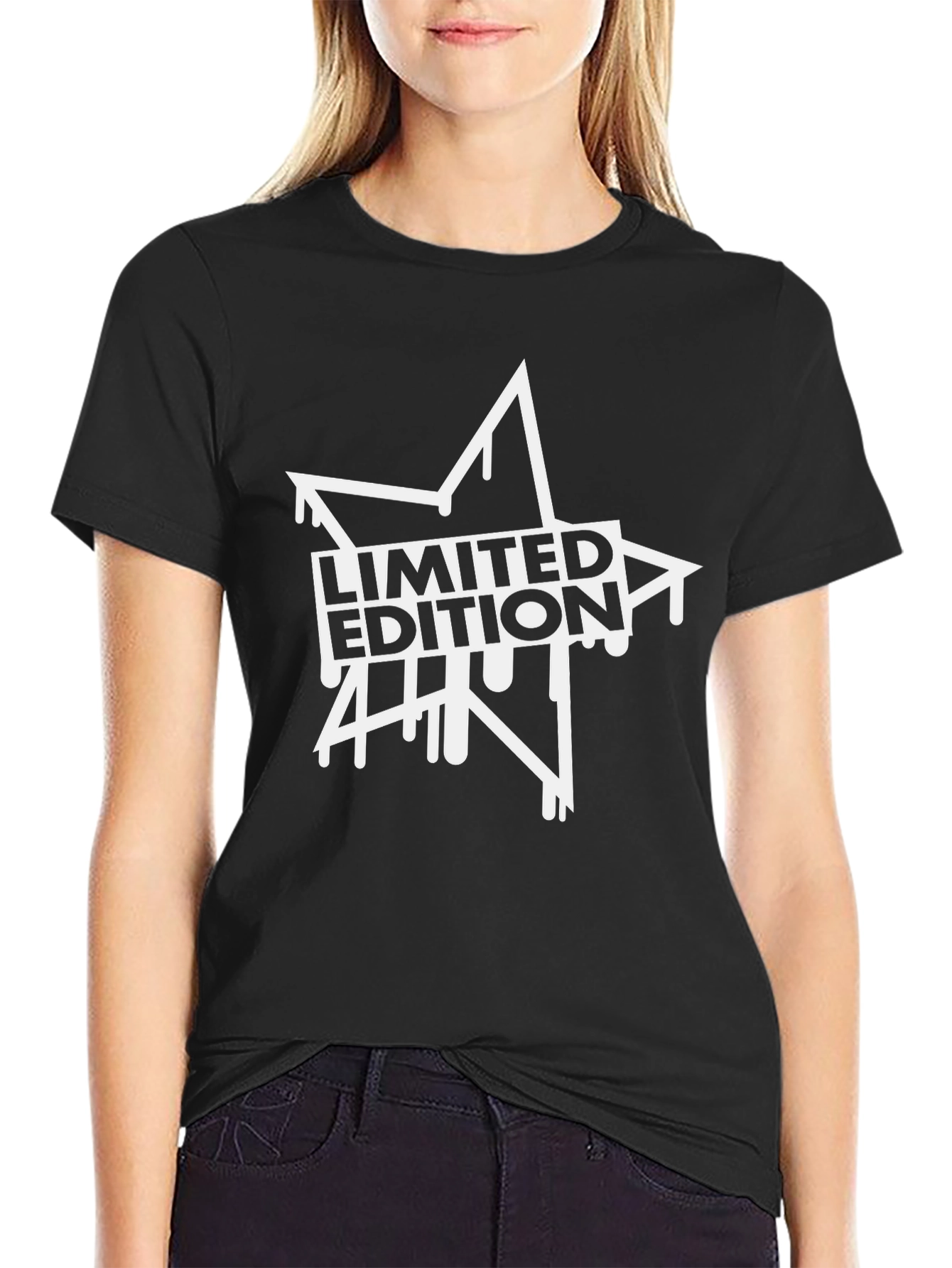 Limited Edition Star Graphic Black T-Shirt