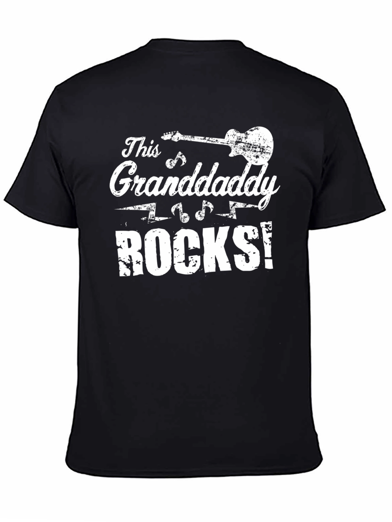 Granddaddy Rocks T-Shirt - Guitar Music Lover Gift