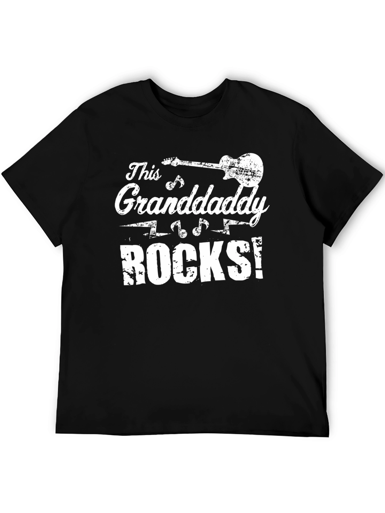 Granddaddy Rocks T-Shirt - Guitar Music Lover Gift