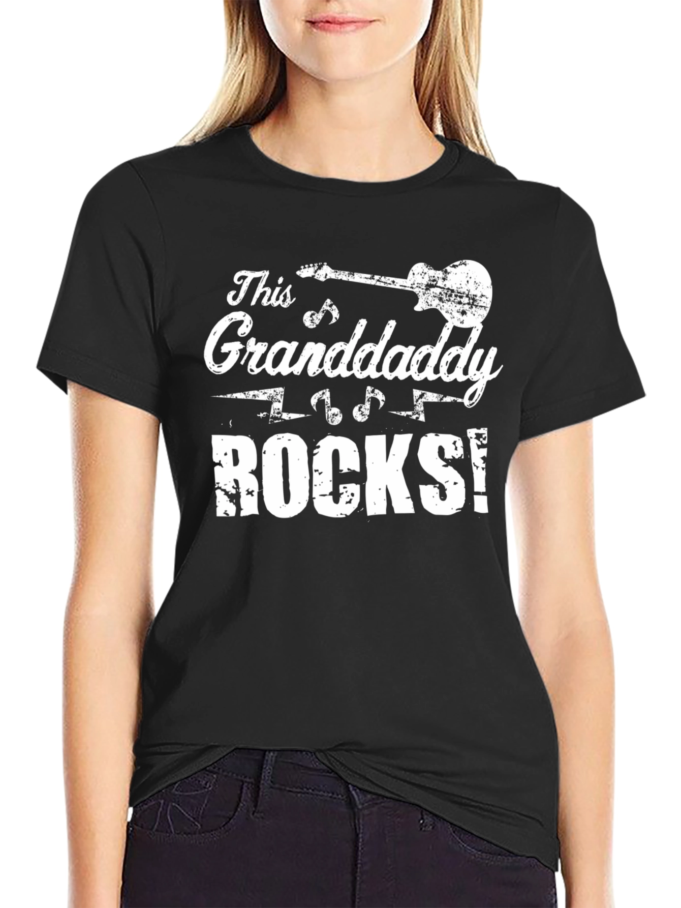 Granddaddy Rocks T-Shirt - Guitar Music Lover Gift