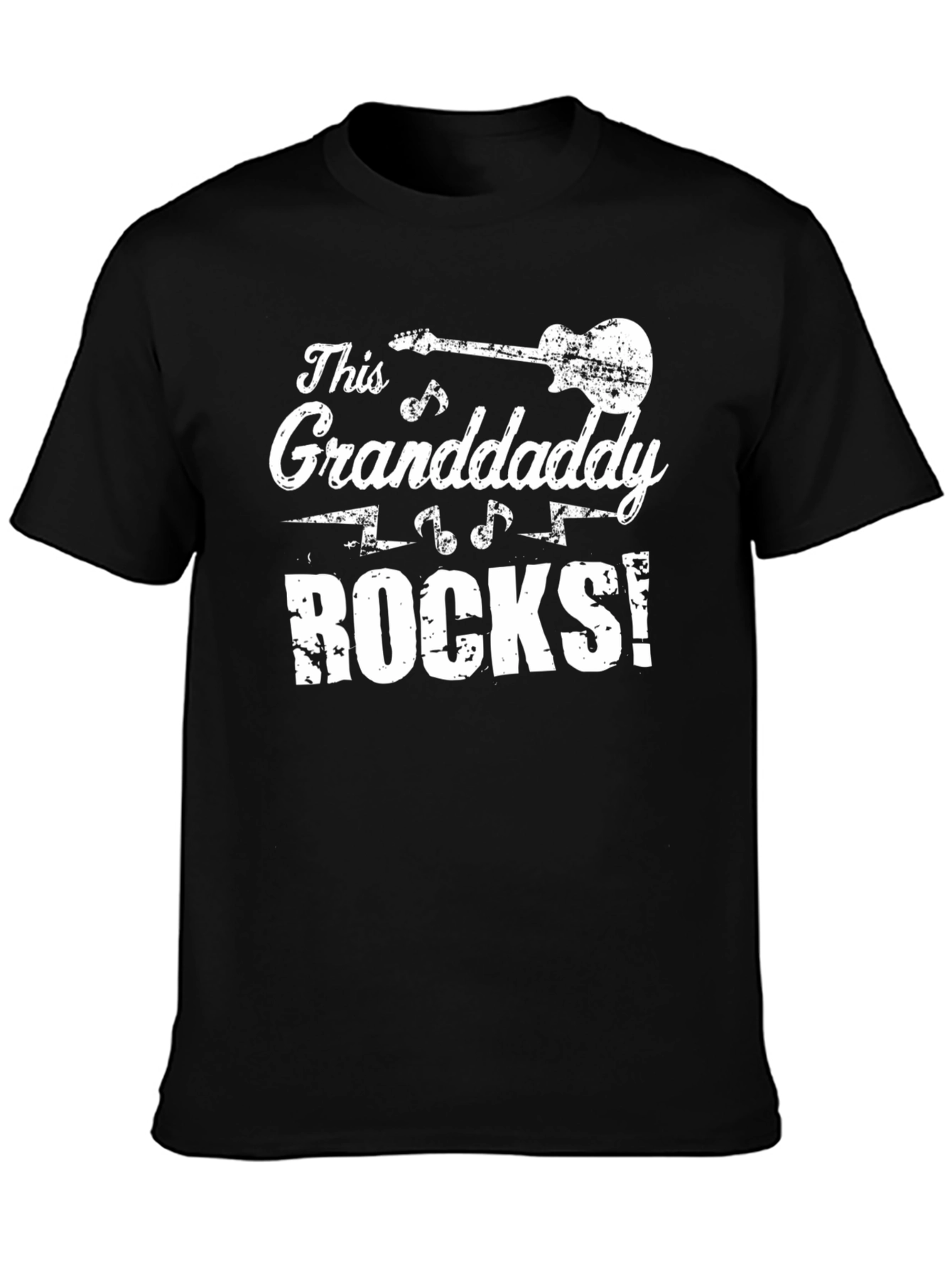 Granddaddy Rocks T-Shirt - Guitar Music Lover Gift