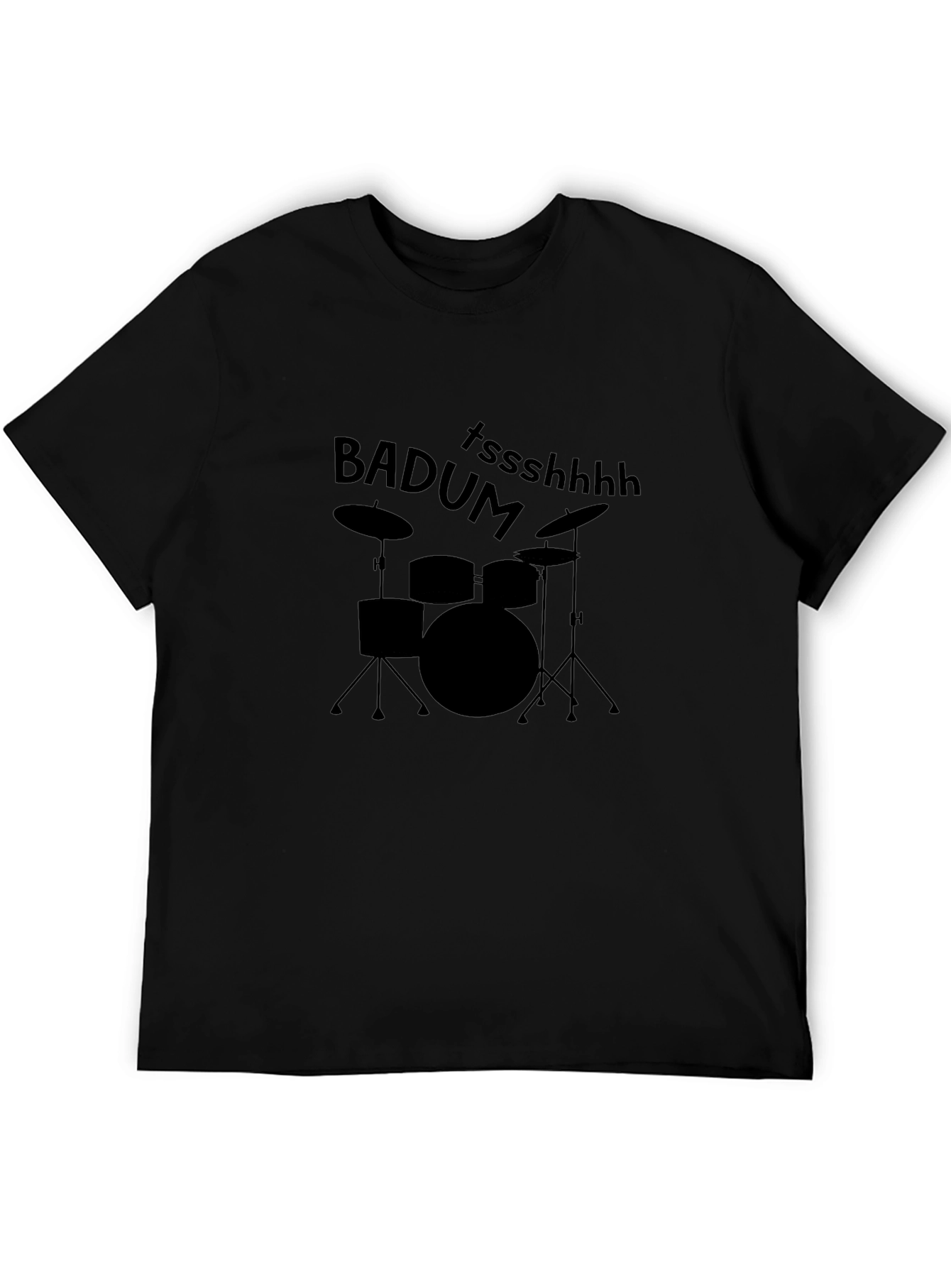 Drum Set Pun T-Shirt - Badum Tssshhhh