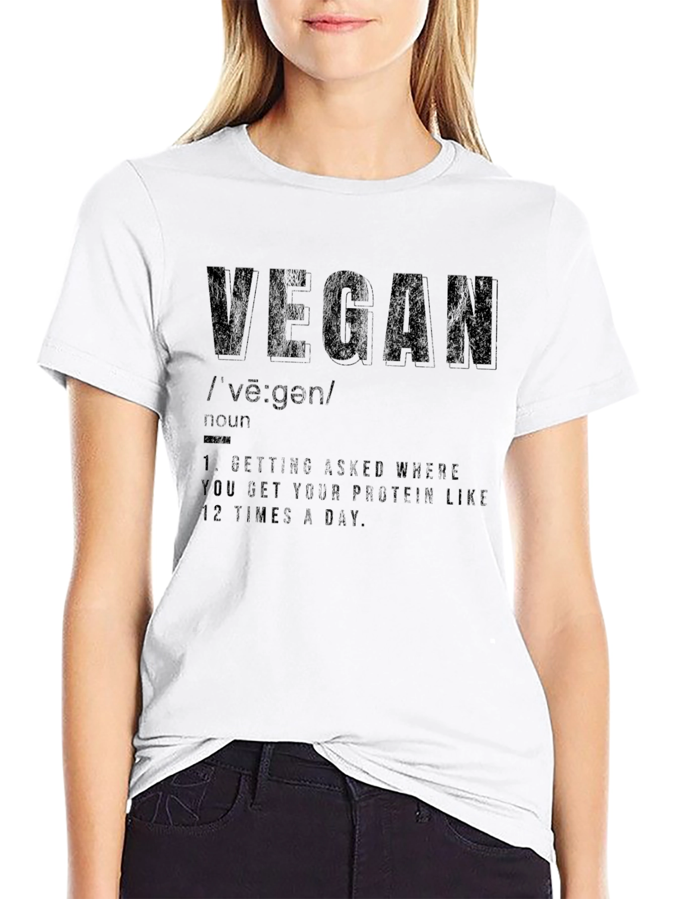 Vegan Definition T-Shirt - Protein Question Answered