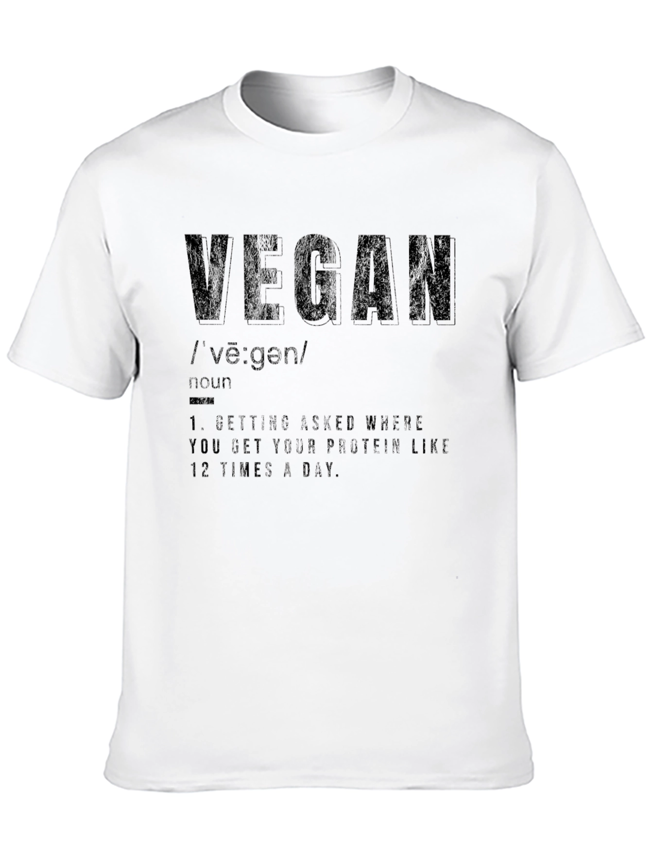 Vegan Definition T-Shirt - Protein Question Answered