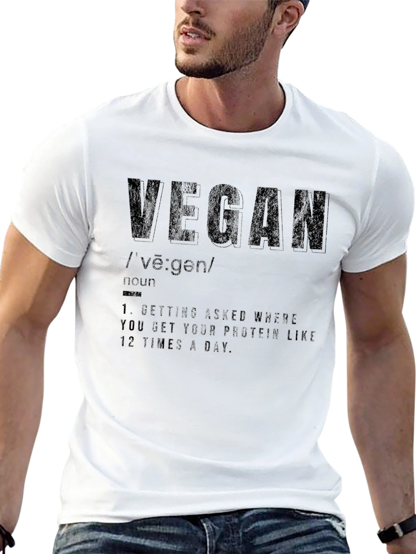 Vegan Definition T-Shirt - Protein Question Answered
