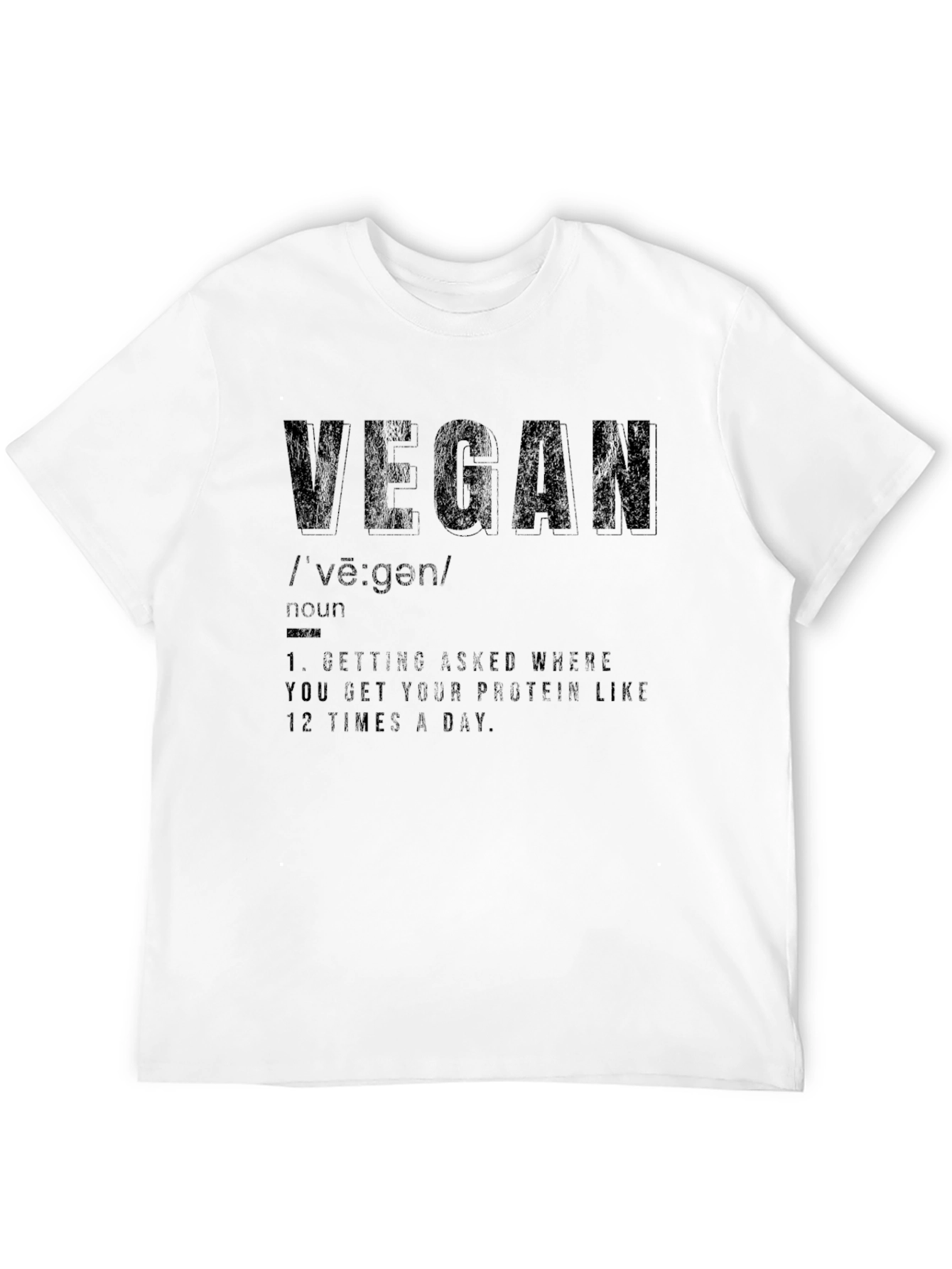 Vegan Definition T-Shirt - Protein Question Answered