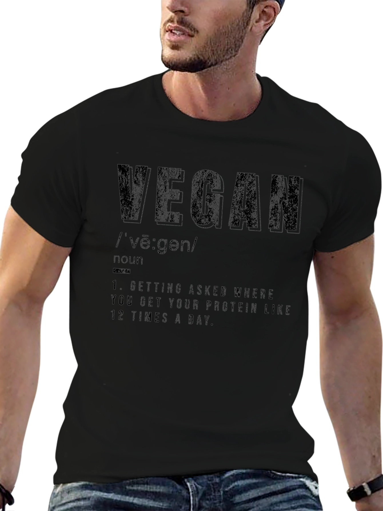 Vegan Definition T-Shirt - Protein Question Answered