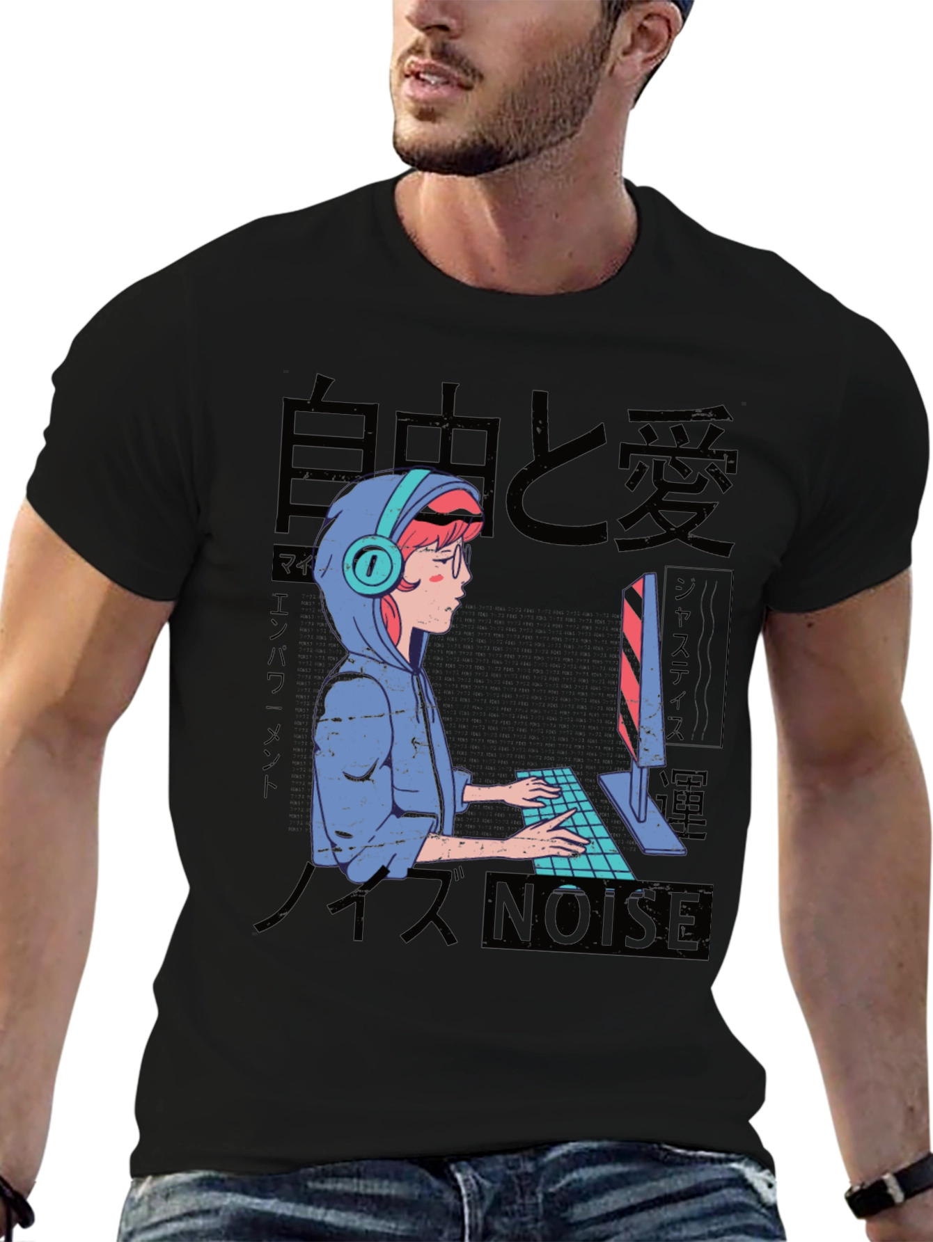 Anime Gamer T-Shirt: Japanese Graphic Tee