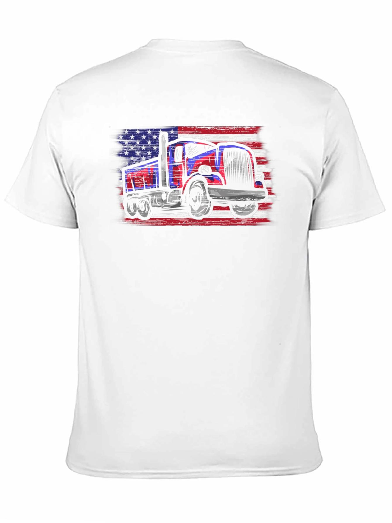 USA Truck Patriotic Graphic T-Shirt
